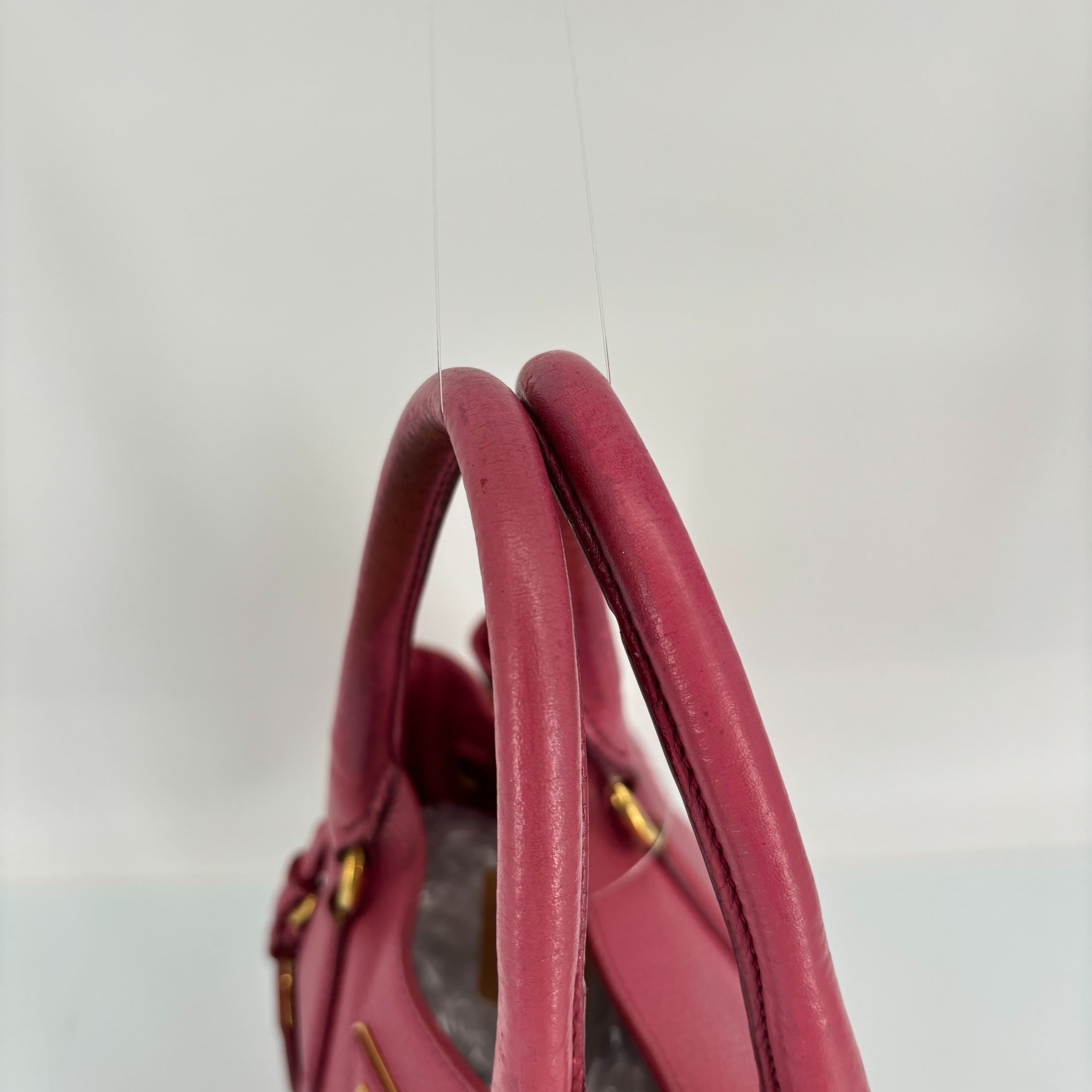 Prada Handbag Pink Vitello Daino Leather