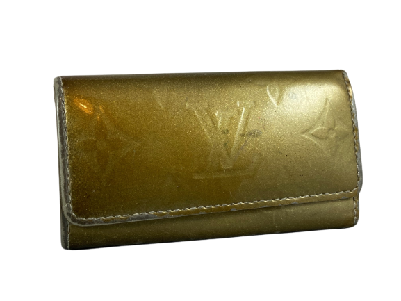 Louis Vuitton 4 Key Holder Green Vernis Leather