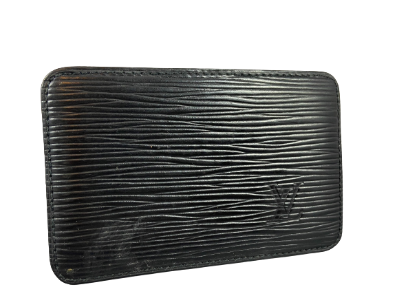 Louis Vuitton Porte-cartes Simple Cardholder Black Epi Leather