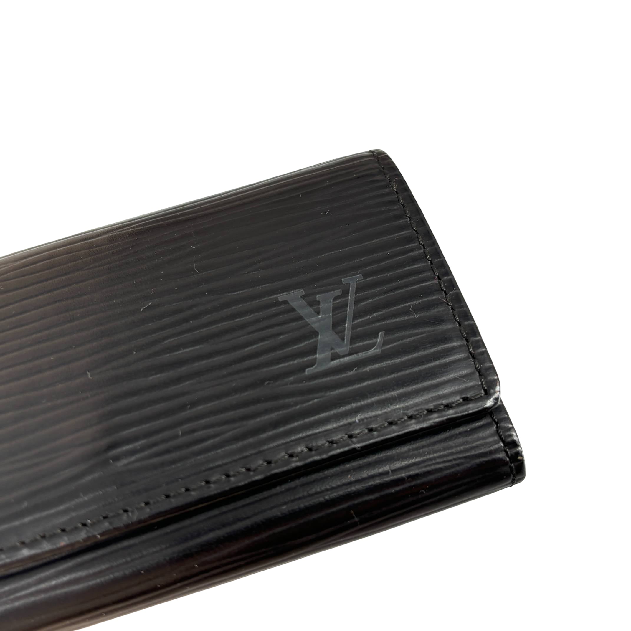 Louis Vuitton 4 Key Holder Black Epi Leather