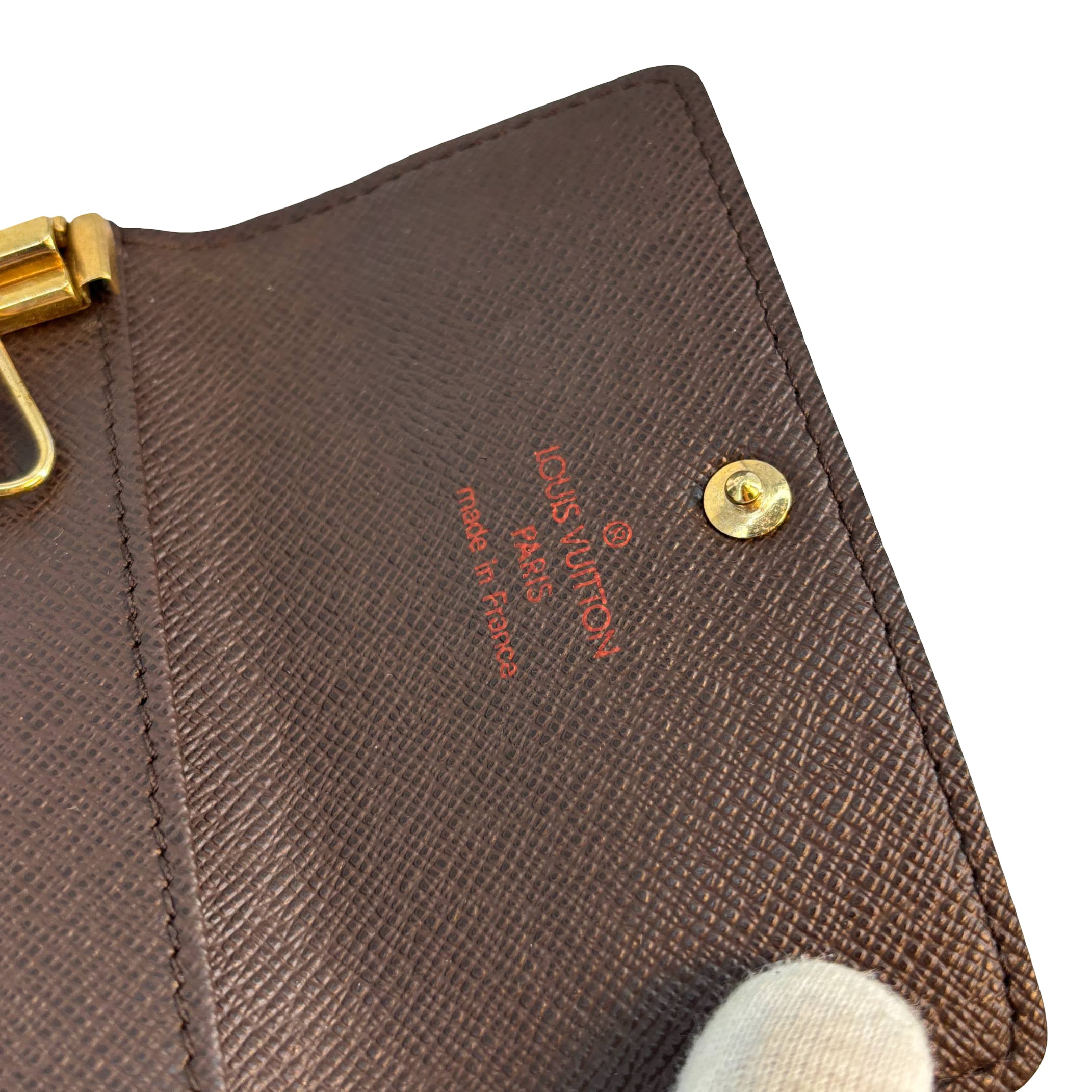 Louis Vuitton 6 Key Holder Damier Ebene Canvas