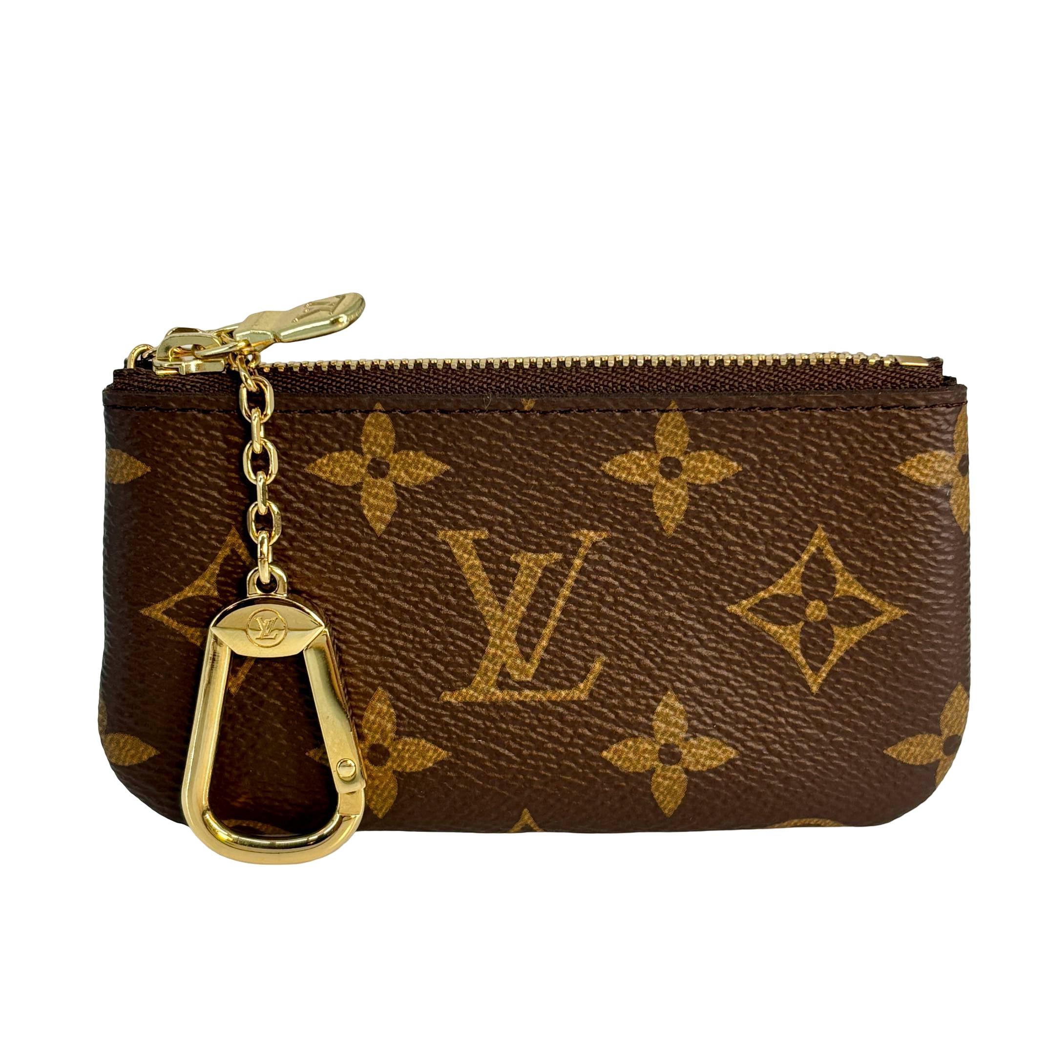 Louis Vuitton Pochette Cles Key Pouch Monogram Canvas