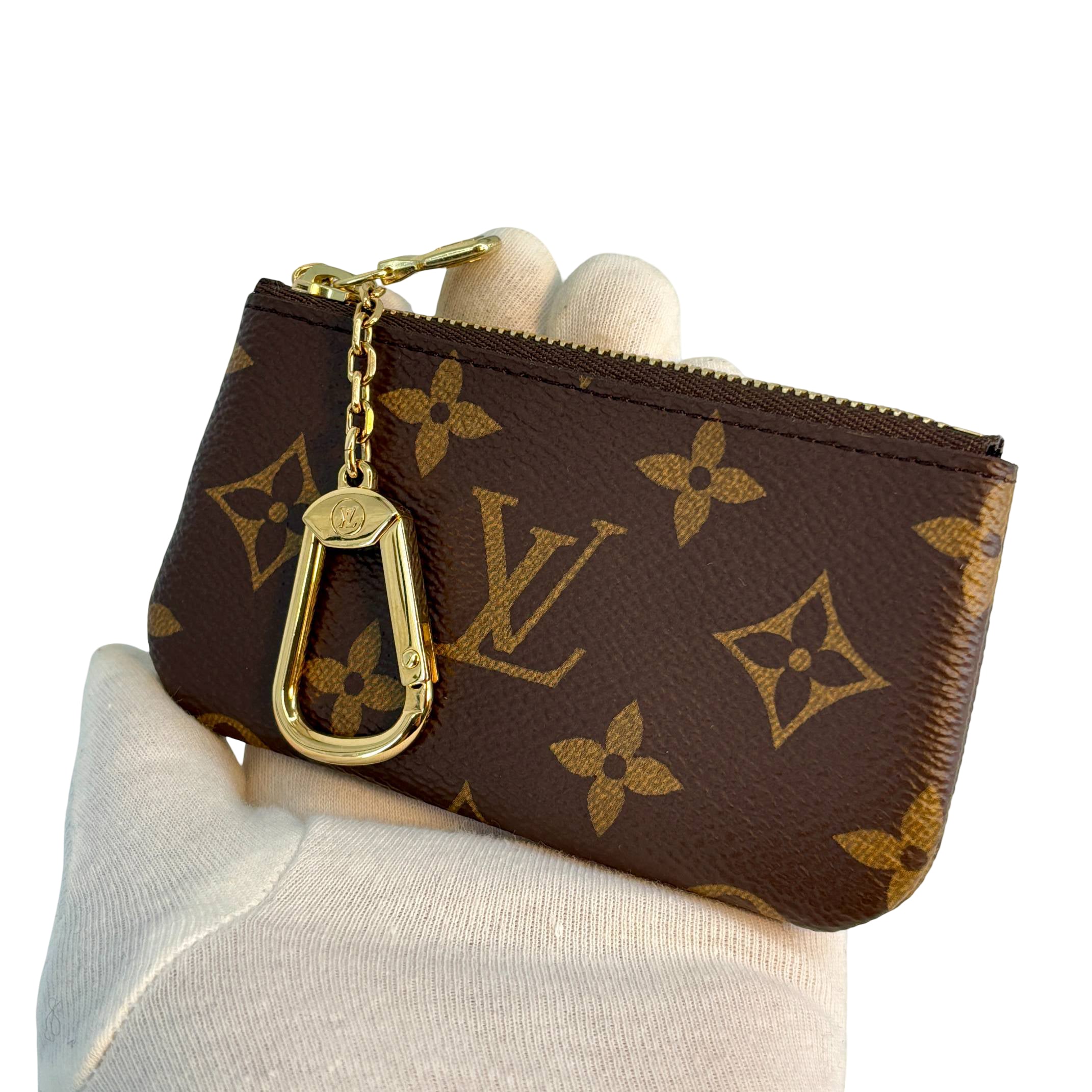 Louis Vuitton Pochette Cles Key Pouch Monogram Canvas