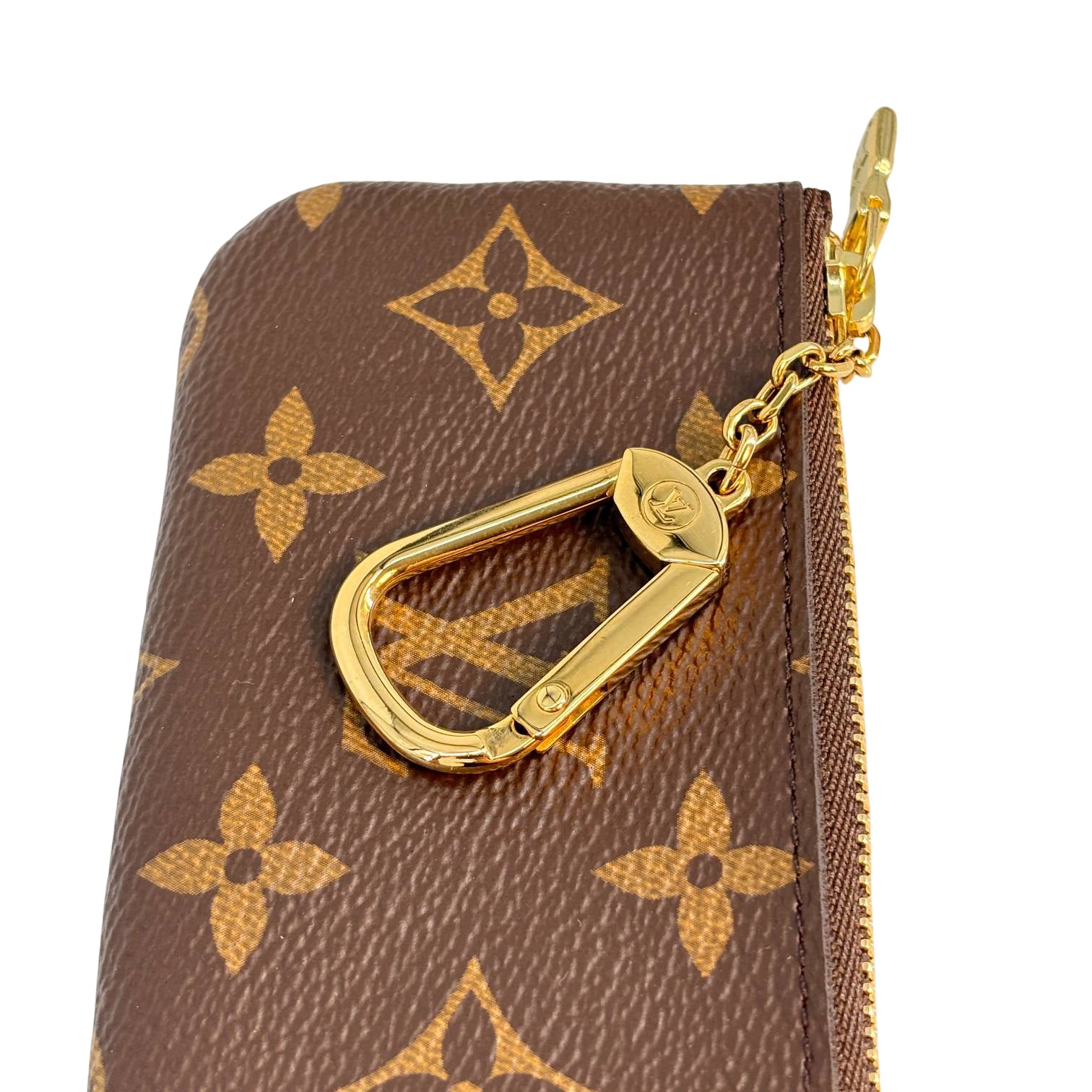 Louis Vuitton Pochette Cles Key Pouch Monogram Canvas