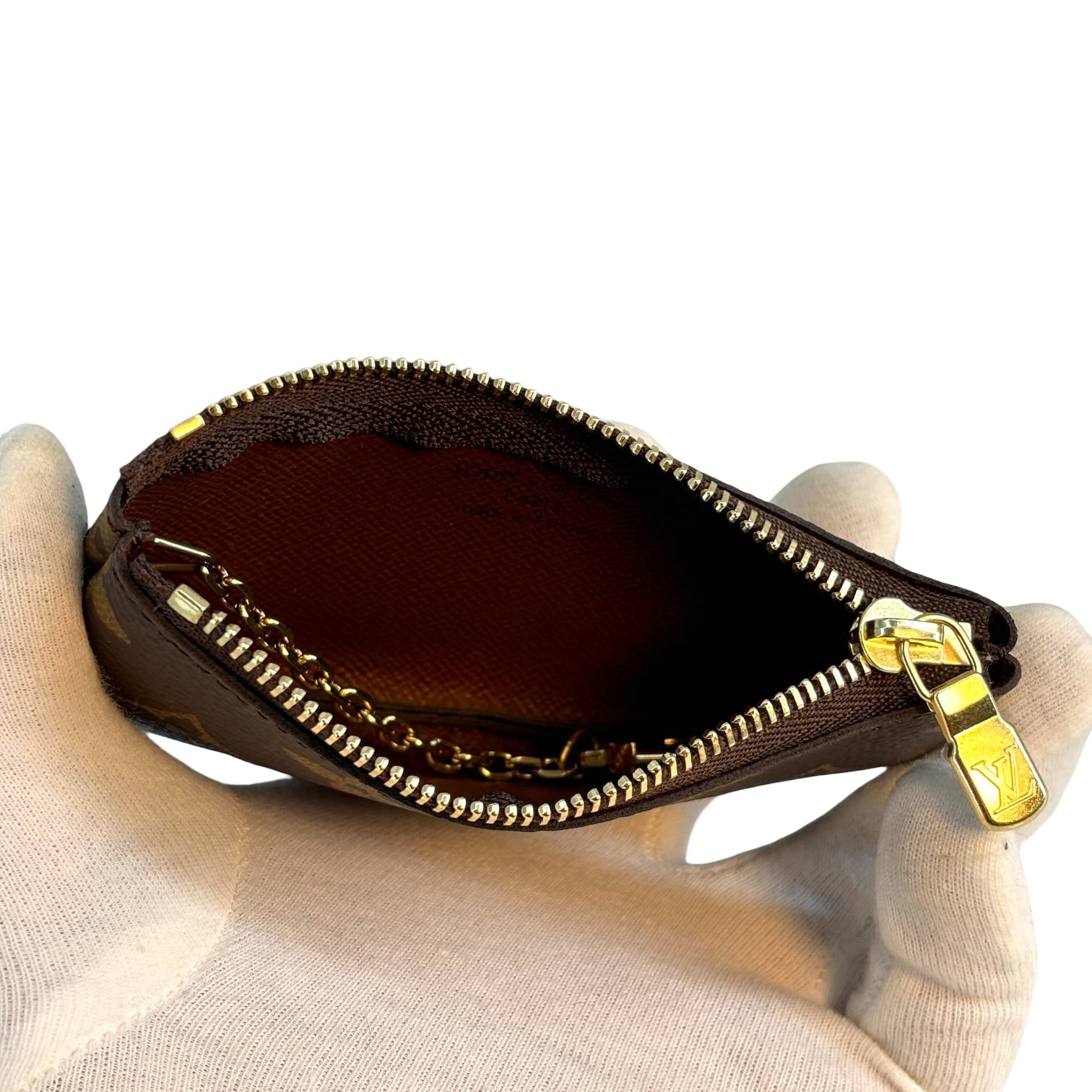 Louis Vuitton Pochette Cles Key Pouch Monogram Canvas