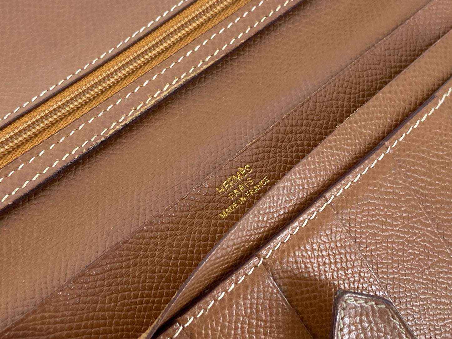 Hermès Béarn Wallet Brown Epsom Leather