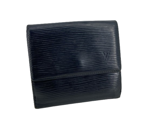 Louis Vuitton Elise Wallet Black Epi Leather