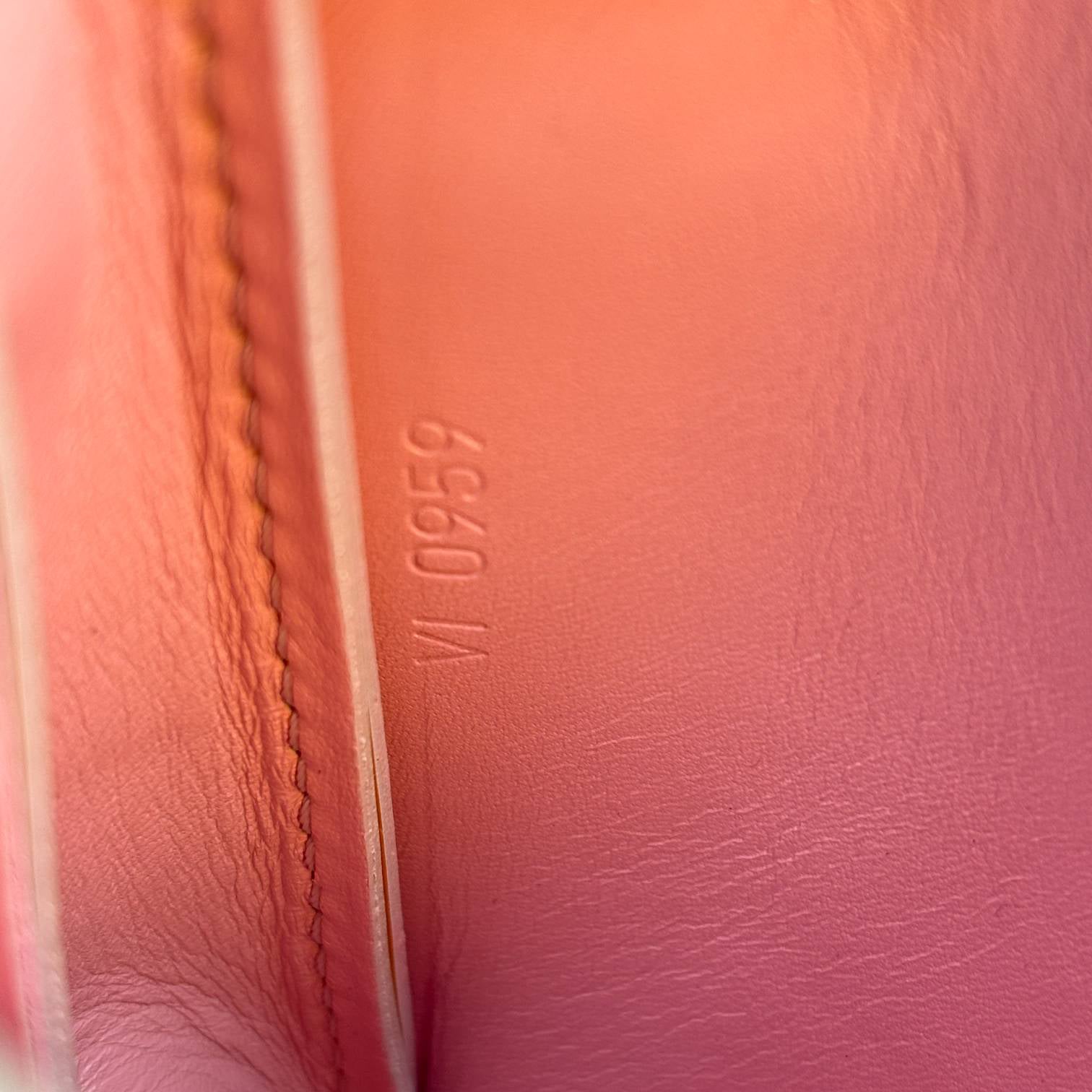 Louis Vuitton Pochette Lexington Orange Vernis Monogram Leather