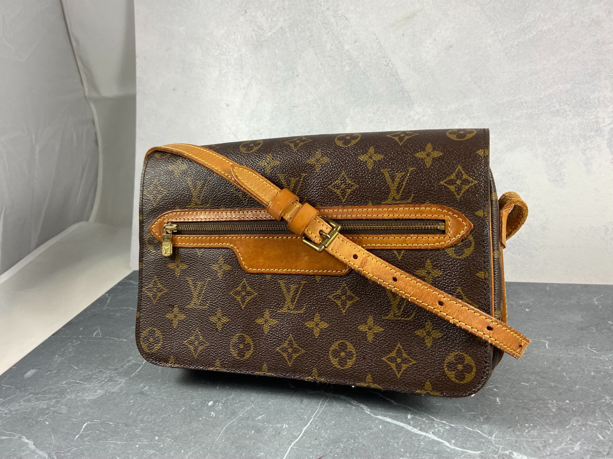 Louis Vuitton Saint Germain Shoulder Bag Monogram Canvas