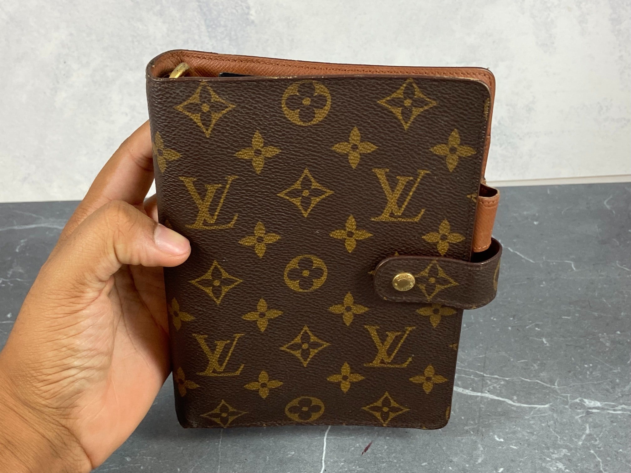 Louis Vuitton Agenda Functional MM Monogram Canvas