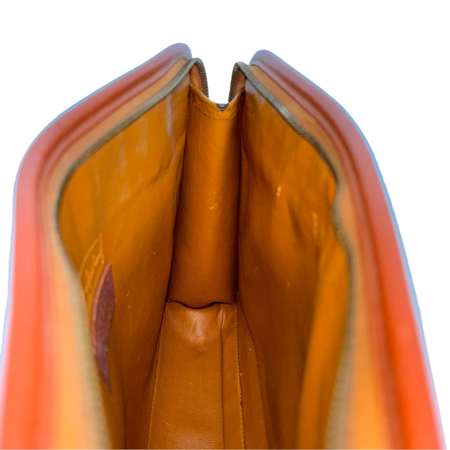 MCM Toiletry Pouch Beige Visetos Cognac Monogram