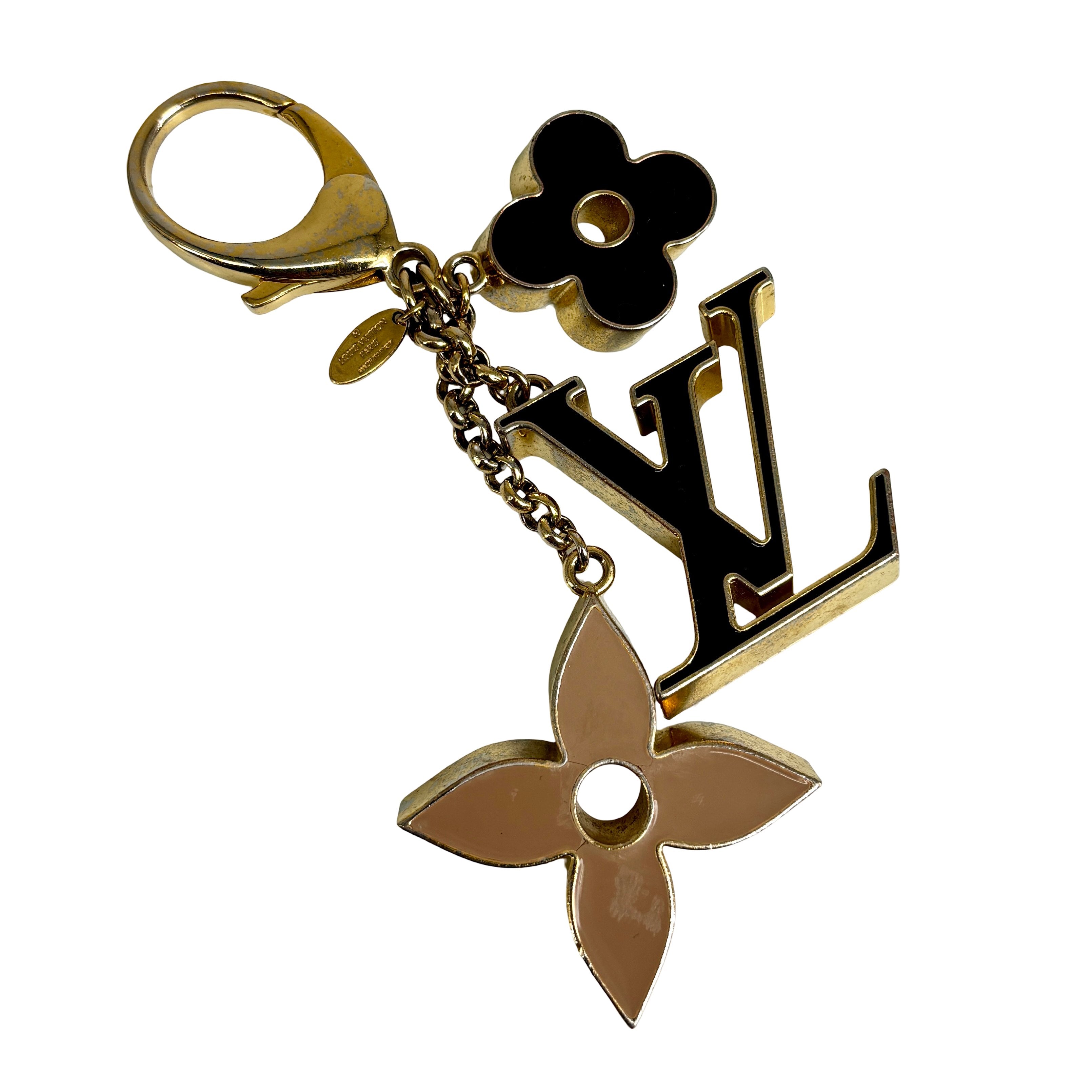 Louis Vuitton Bag Charm Gold Metal