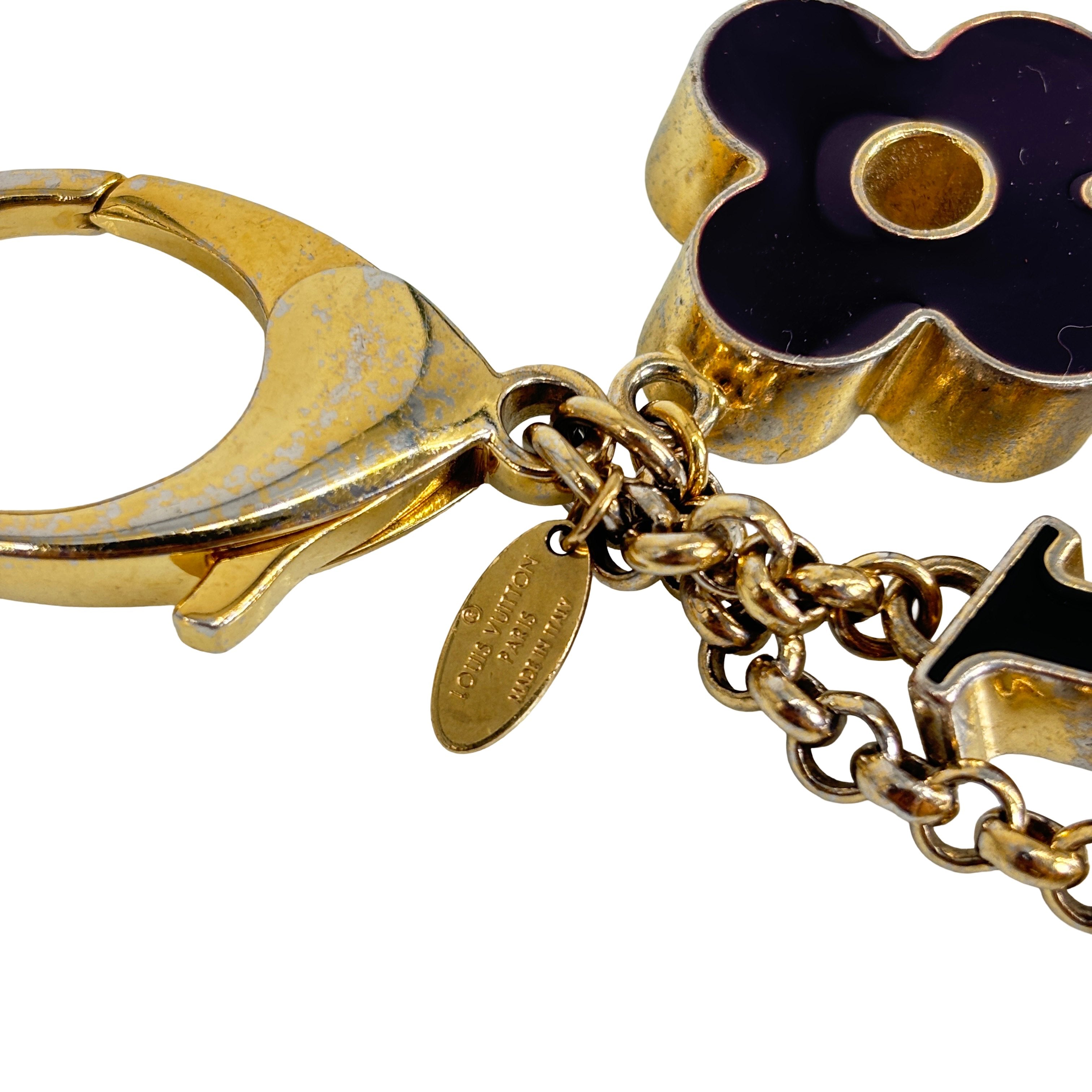 Louis Vuitton Bag Charm Gold Metal