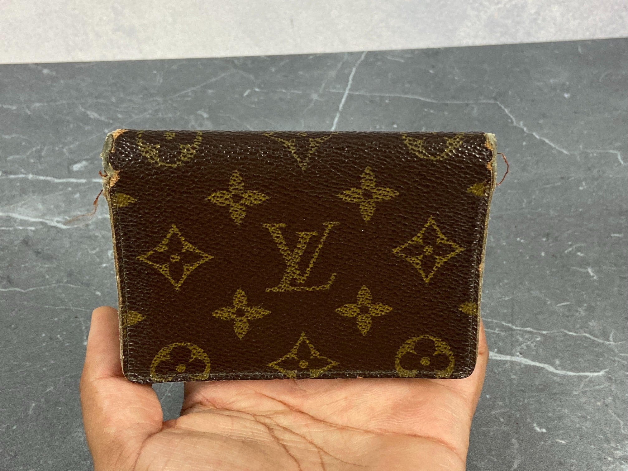 Louis Vuitton Bifold Card Case Monogram Canvas