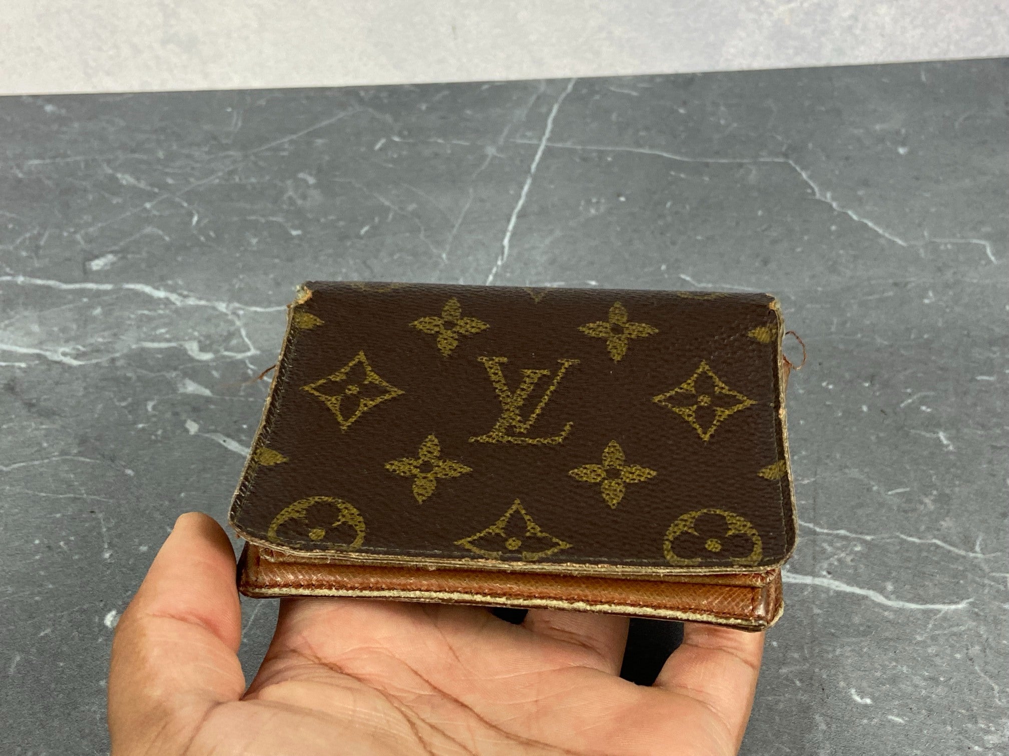 Louis Vuitton Bifold Card Case Monogram Canvas