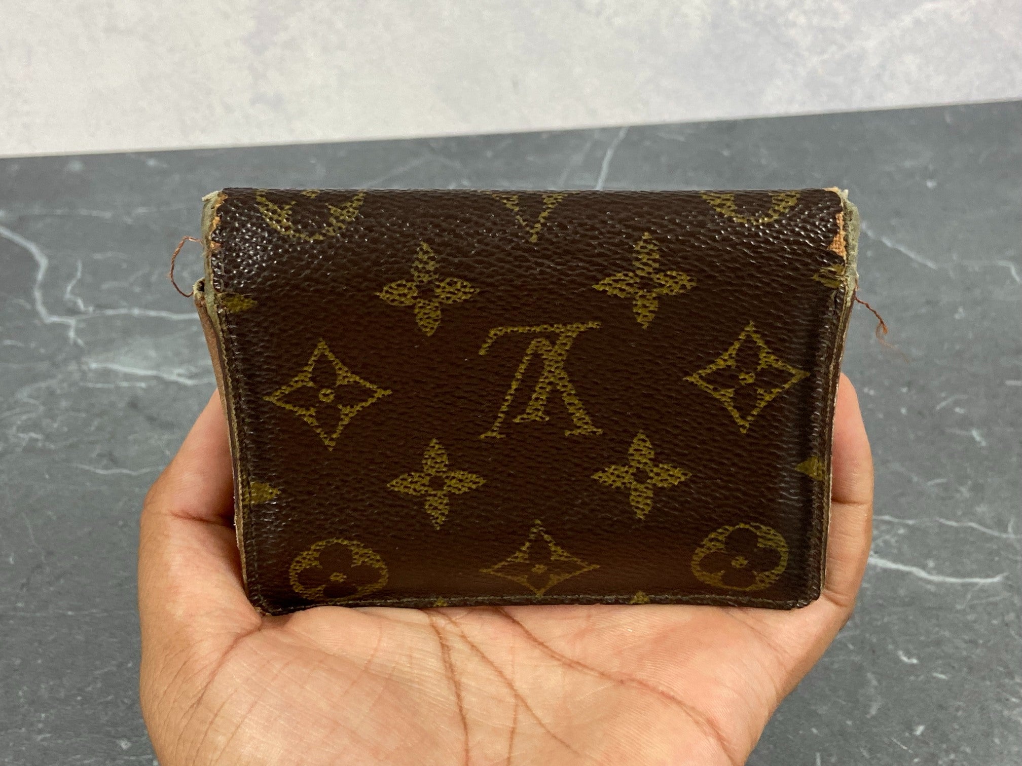 Louis Vuitton Bifold Card Case Monogram Canvas