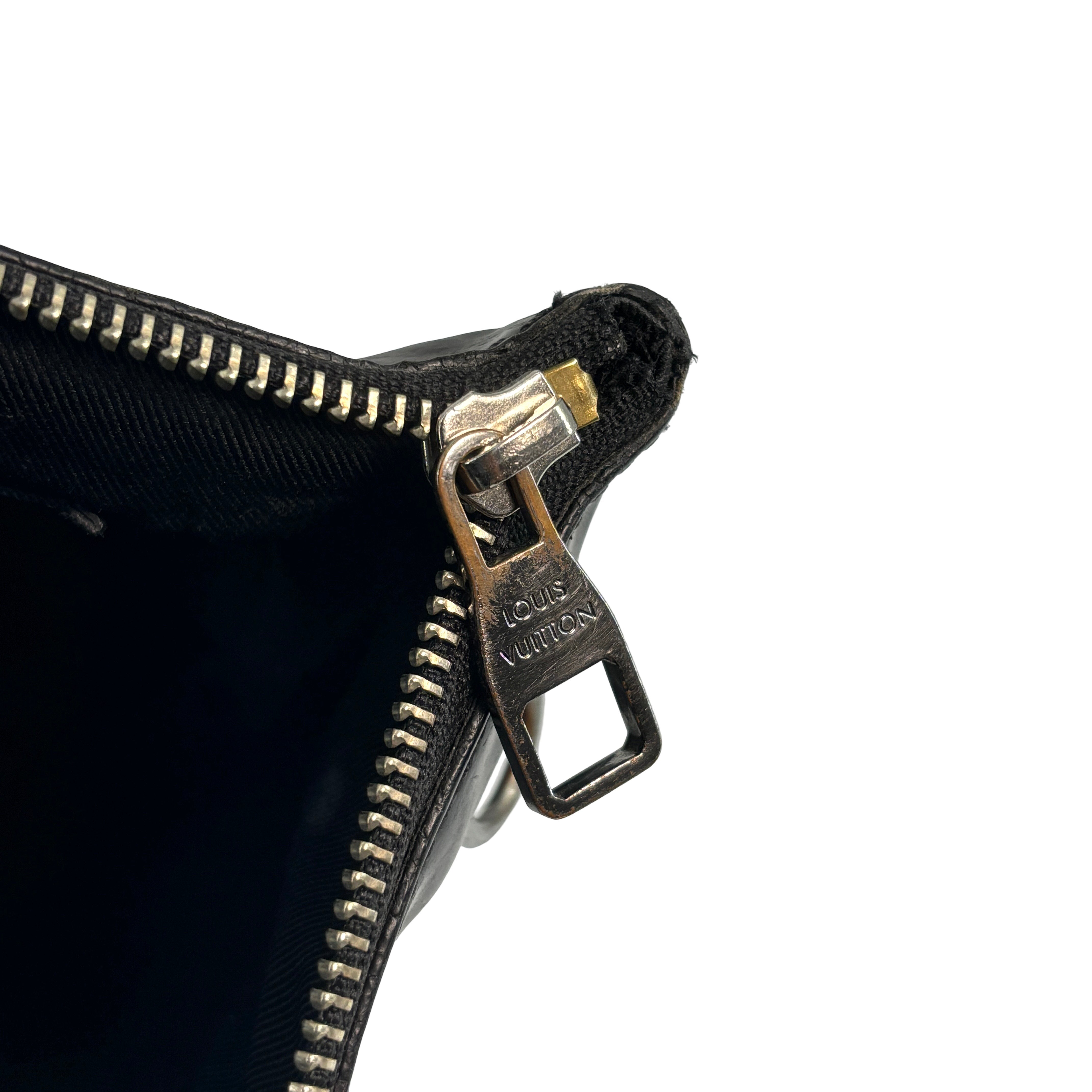 Louis Vuitton Pochette Voyage MM Black Monogram Eclipse Canvas