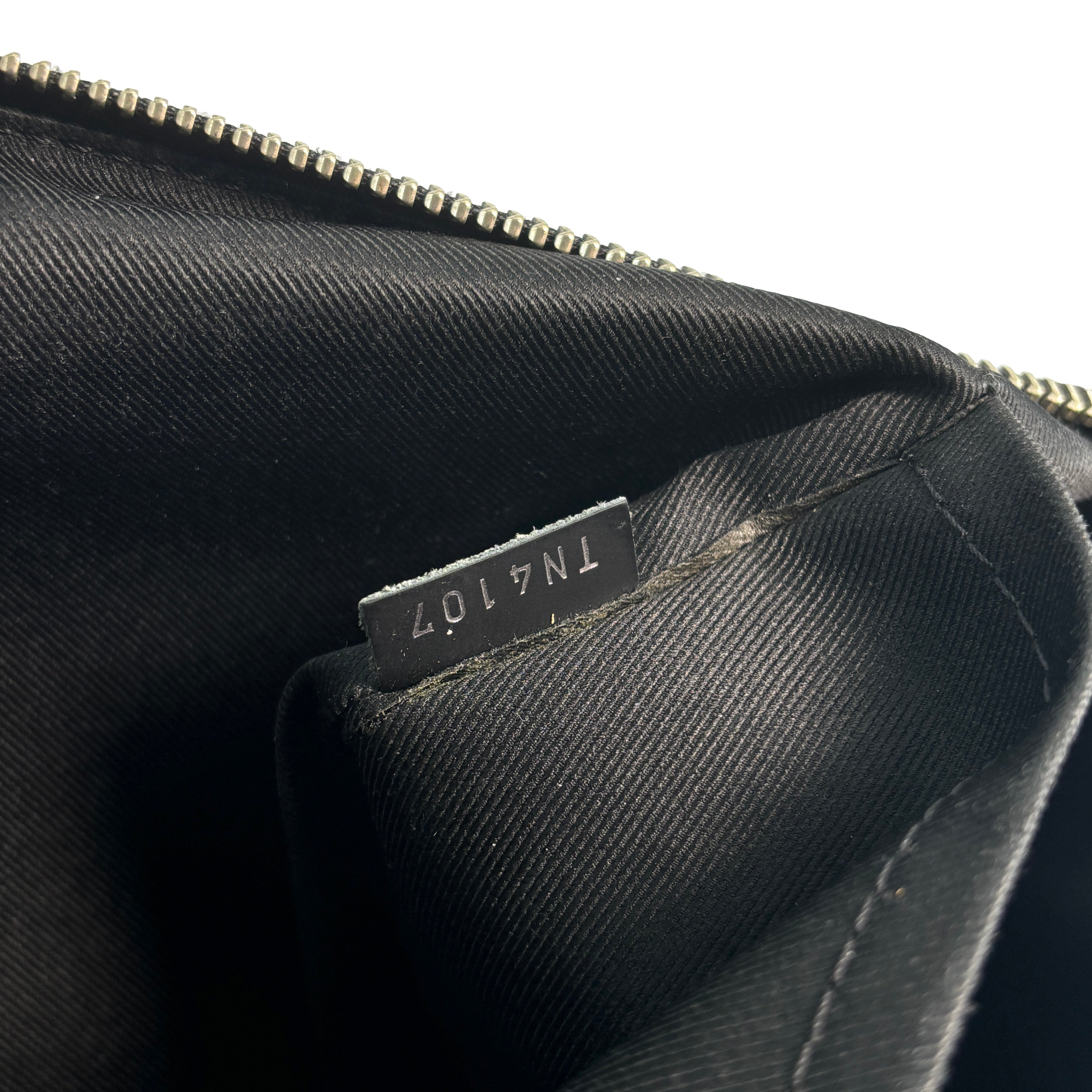 Louis Vuitton Pochette Voyage MM Black Monogram Eclipse Canvas
