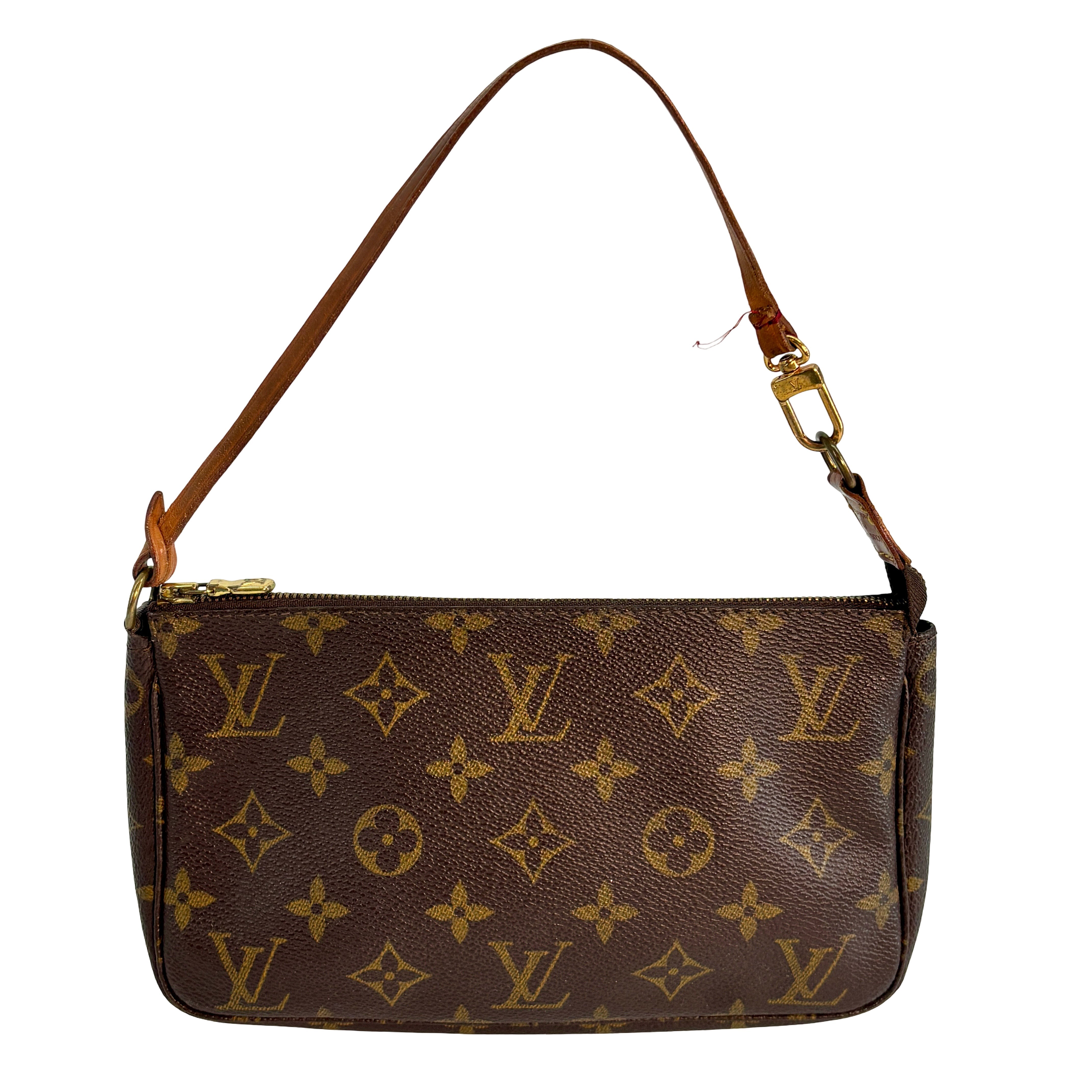 Louis Vuitton Pochette Accessoires Vintage Braun Monogram Canvas