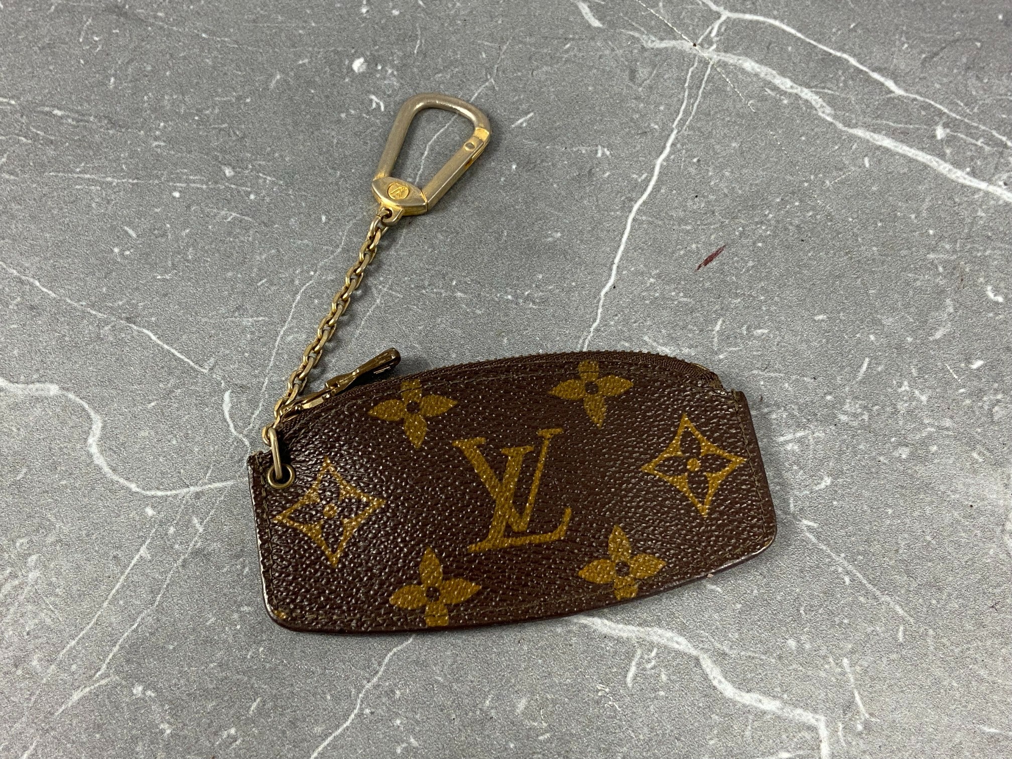 Louis Vuitton Pochette Cles Key Pouch Monogram Canvas