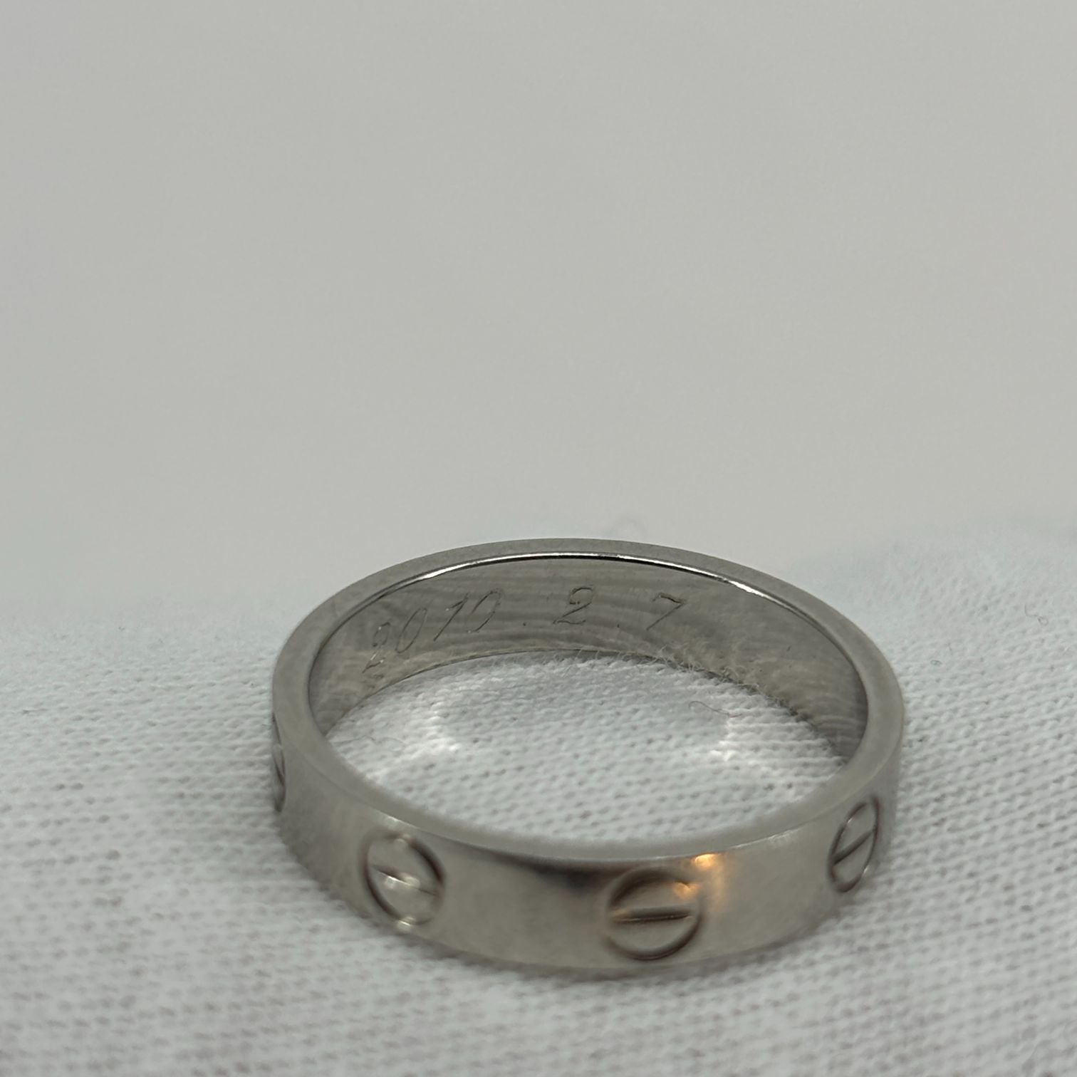 Cartier Love Ring Platinum Size 50