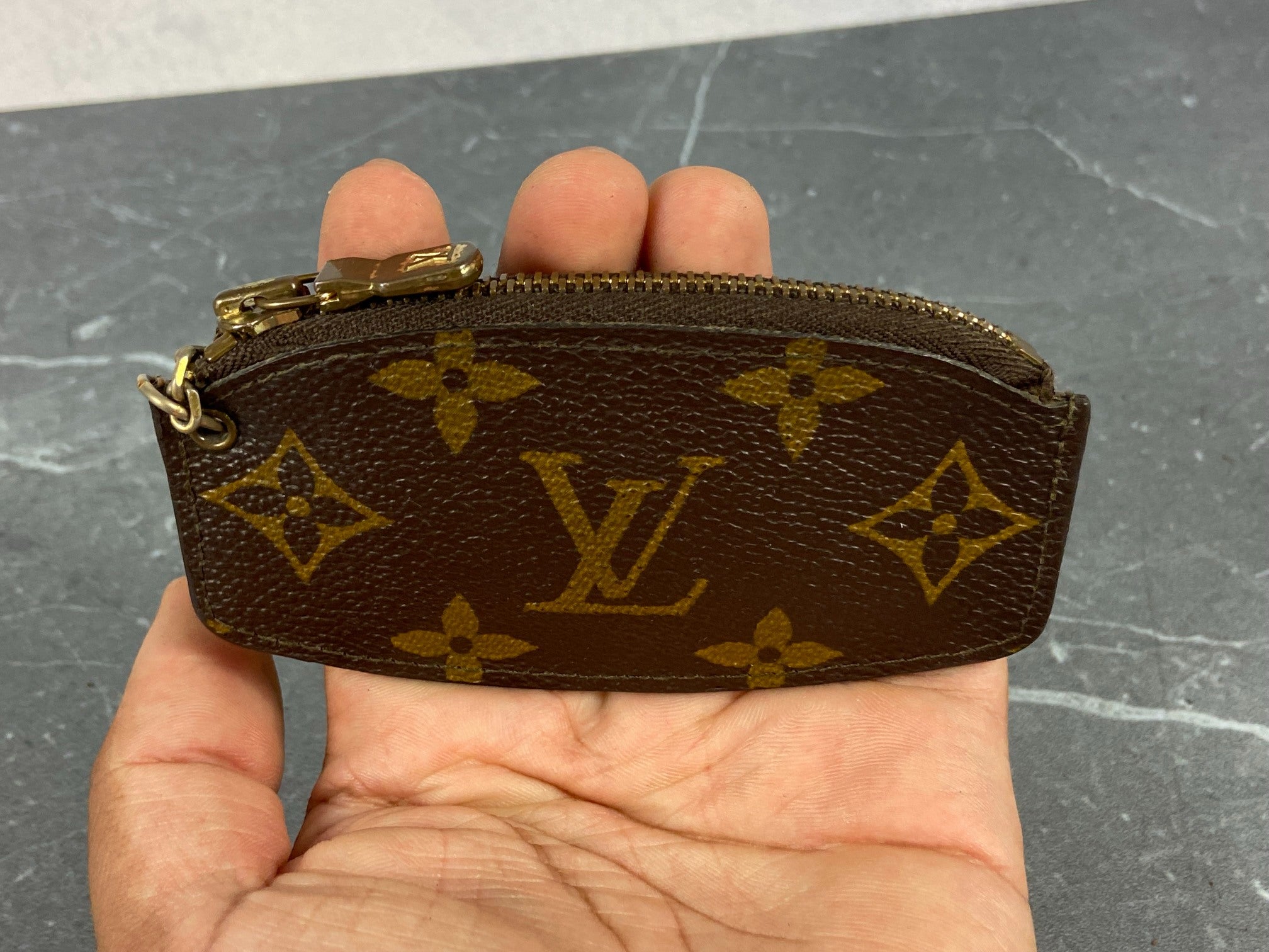 Louis Vuitton Pochette Cles Key Pouch Monogram Canvas