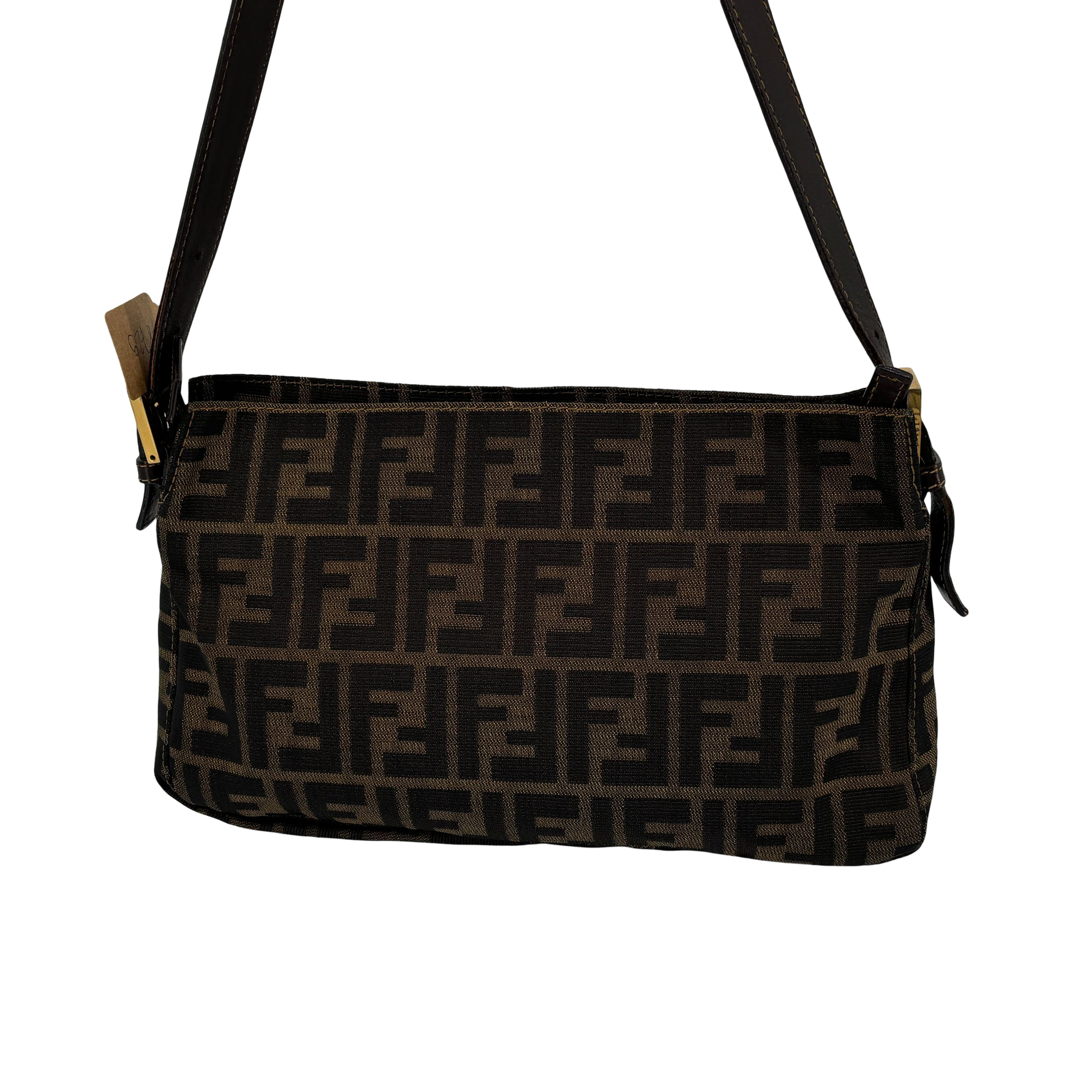 Fendi Mamma Baguette Bag Brown Zucca Monogram incl. Dustbag