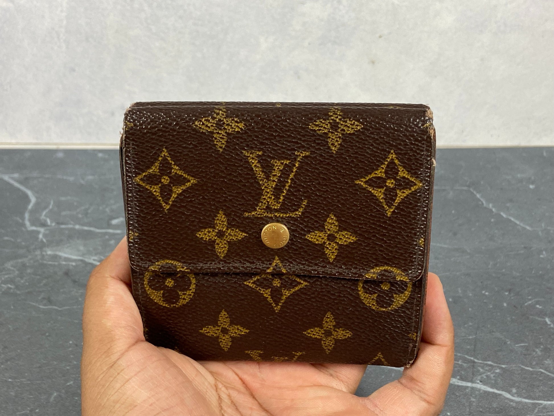 Louis Vuitton Small Wallet / Card Case Monogram Canvas – heatstation