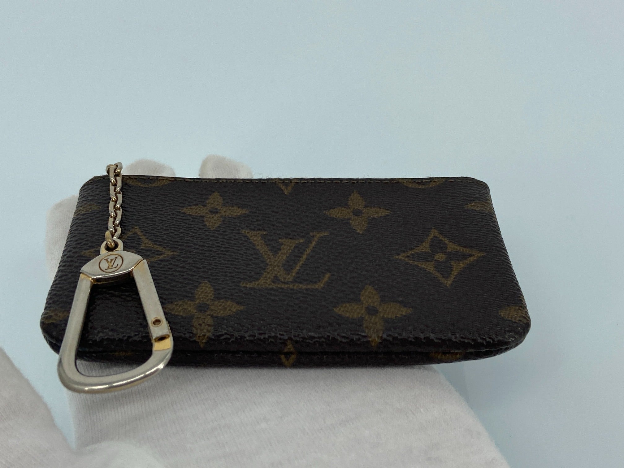 Louis Vuitton Pochette Cles Key Pouch Monogram Canvas