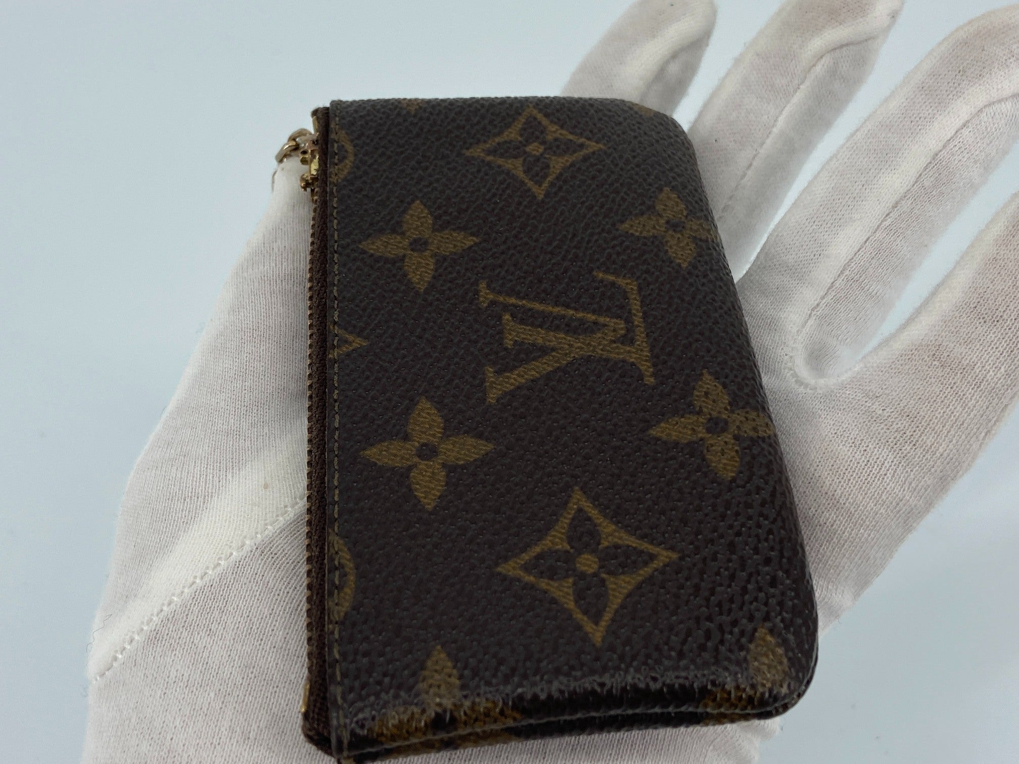 Louis Vuitton Pochette Cles Key Pouch Monogram Canvas