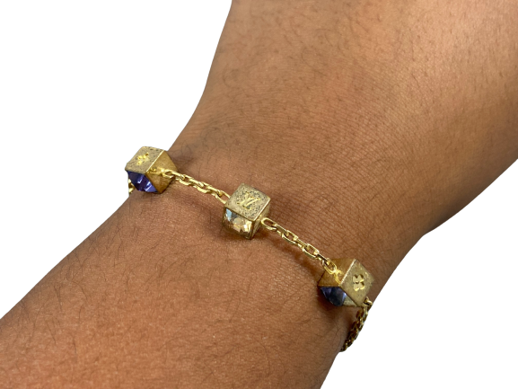 Louis Vuitton Gamble Bracelet Gold-Tone