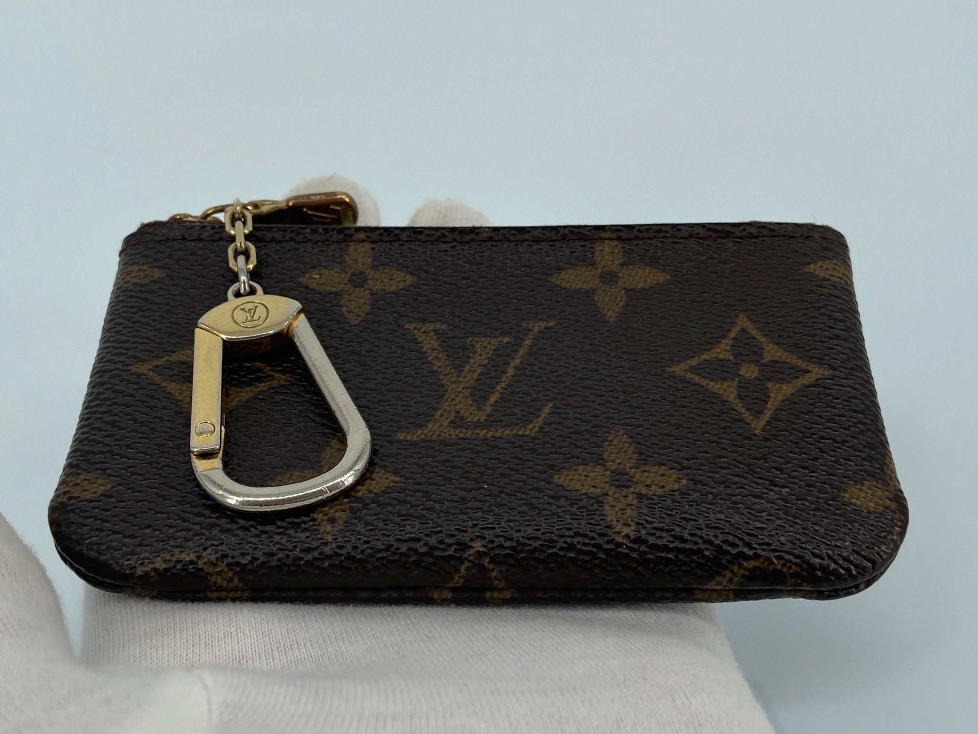 Louis Vuitton Pochette Cles Key Pouch Monogram Canvas