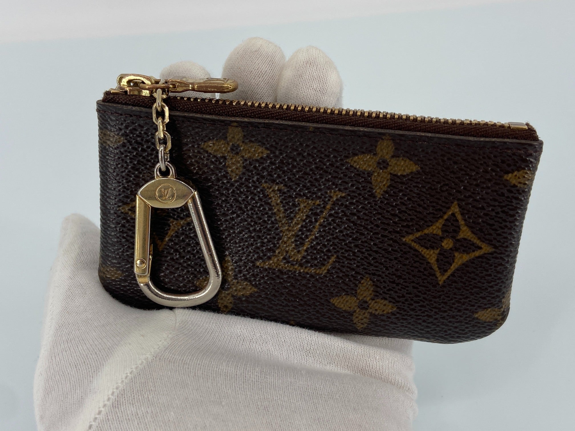 Louis Vuitton Pochette Cles Key Pouch Monogram Canvas