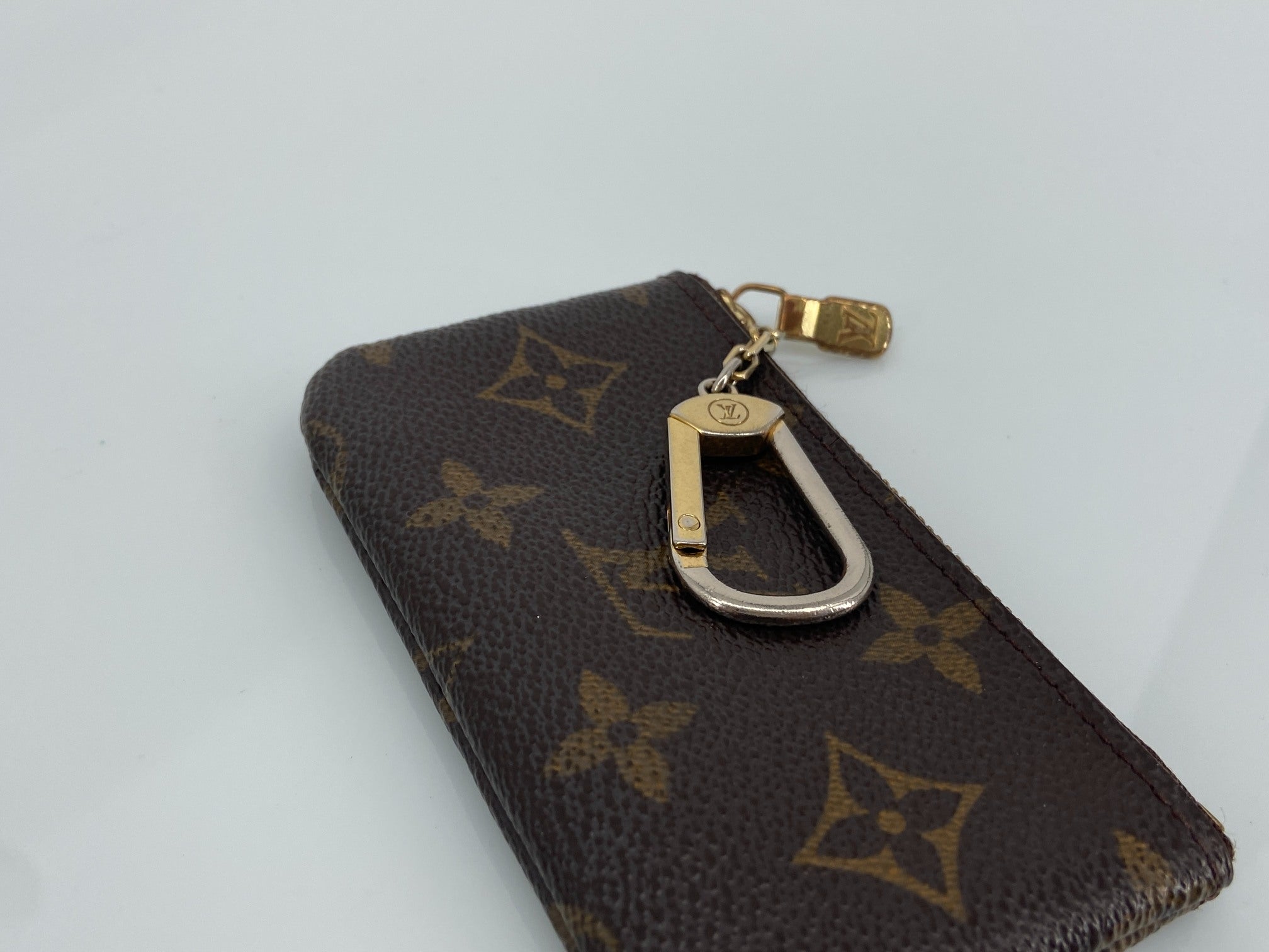 Louis Vuitton Pochette Cles Key Pouch Monogram Canvas