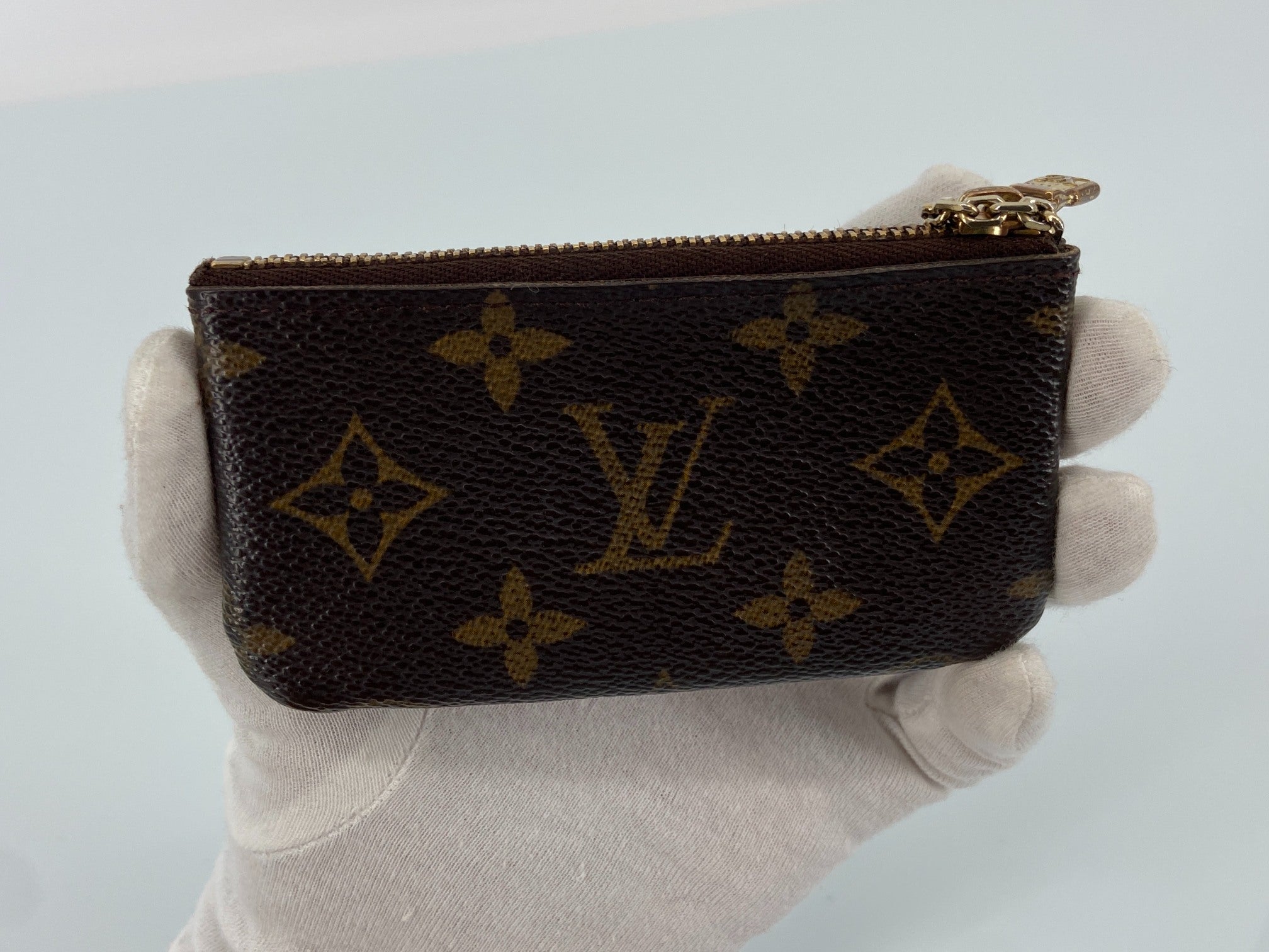 Louis Vuitton Pochette Cles Key Pouch Monogram Canvas