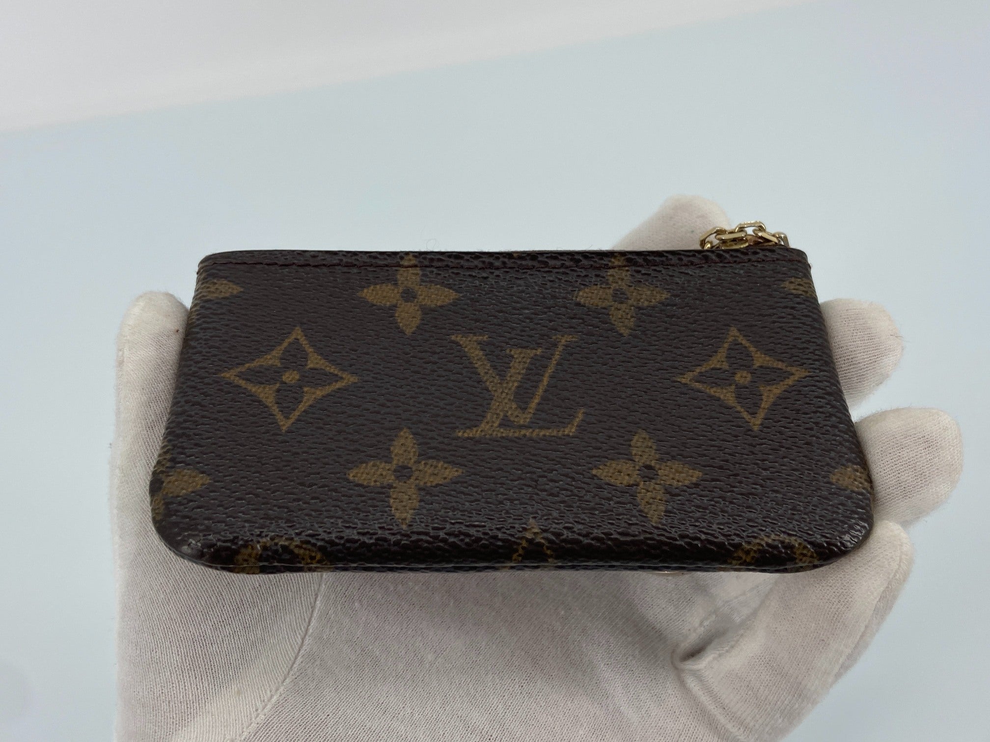 Louis Vuitton Pochette Cles Key Pouch Monogram Canvas