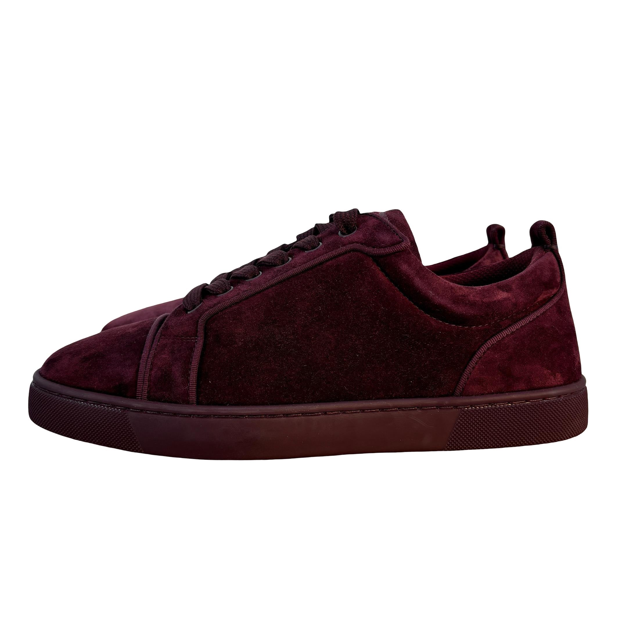 Christian Louboutin Louis Junior Orlato Flat 41.5 Amara Velour