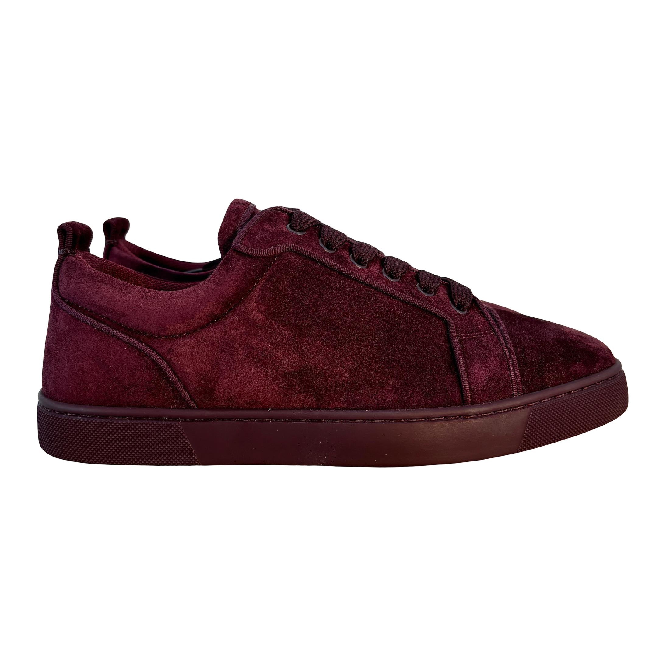 Christian Louboutin Louis Junior Orlato Flat 41.5 Amara Velour