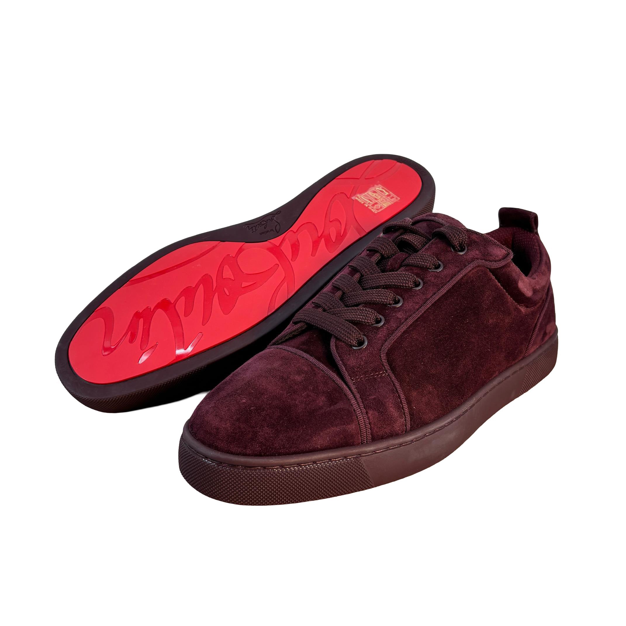 Christian Louboutin Louis Junior Orlato Flat 41.5 Amara Velour
