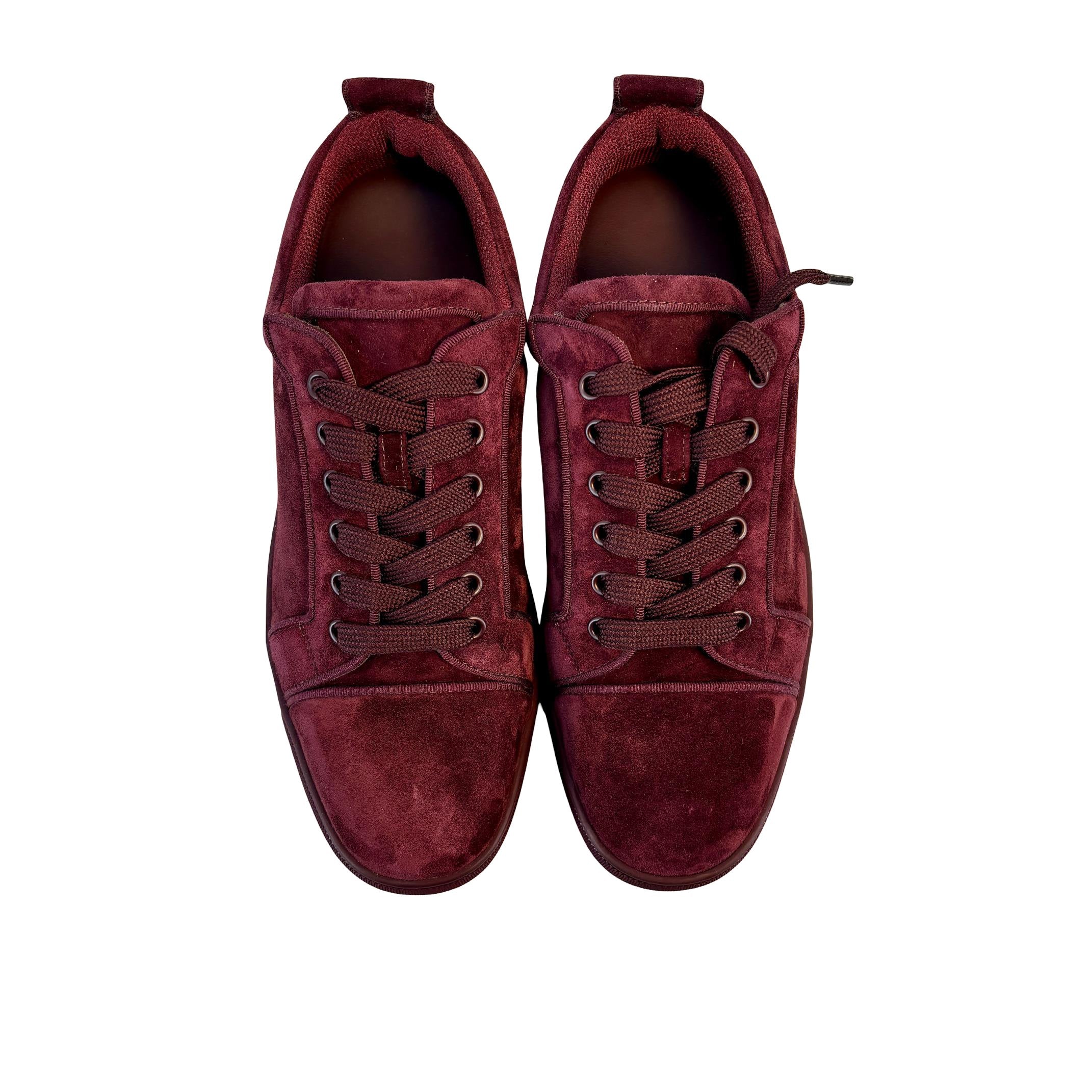 Christian Louboutin Louis Junior Orlato Flat 41.5 Amara Velour