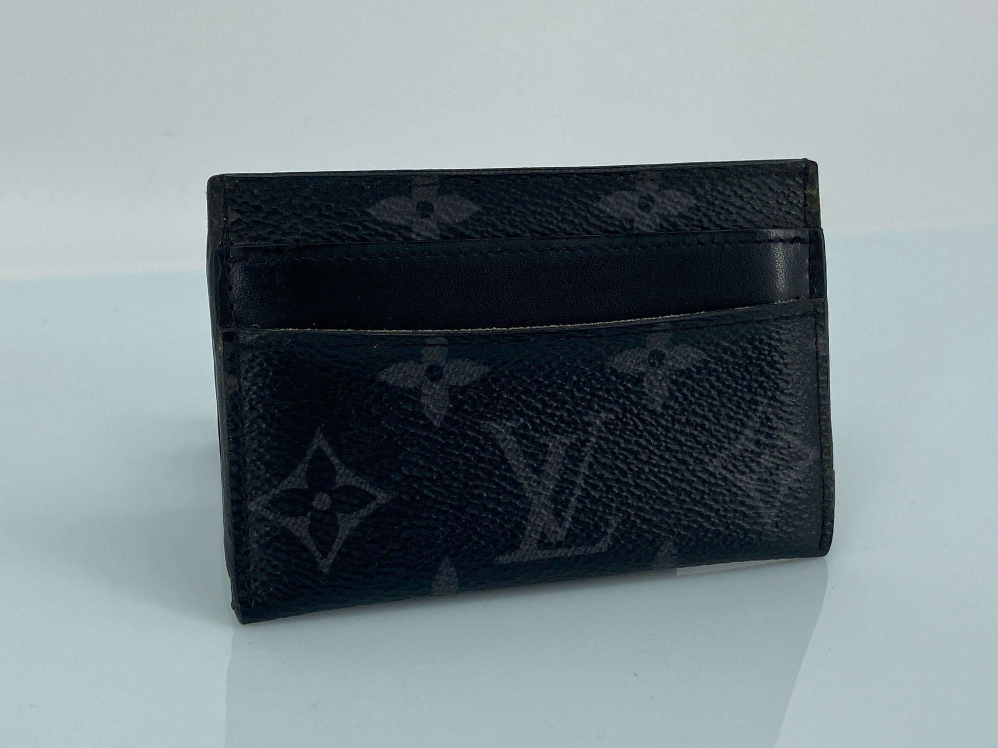 Louis Vuitton Porte-cartes double Cardholder Monogram Eclipse Canvas incl. Box