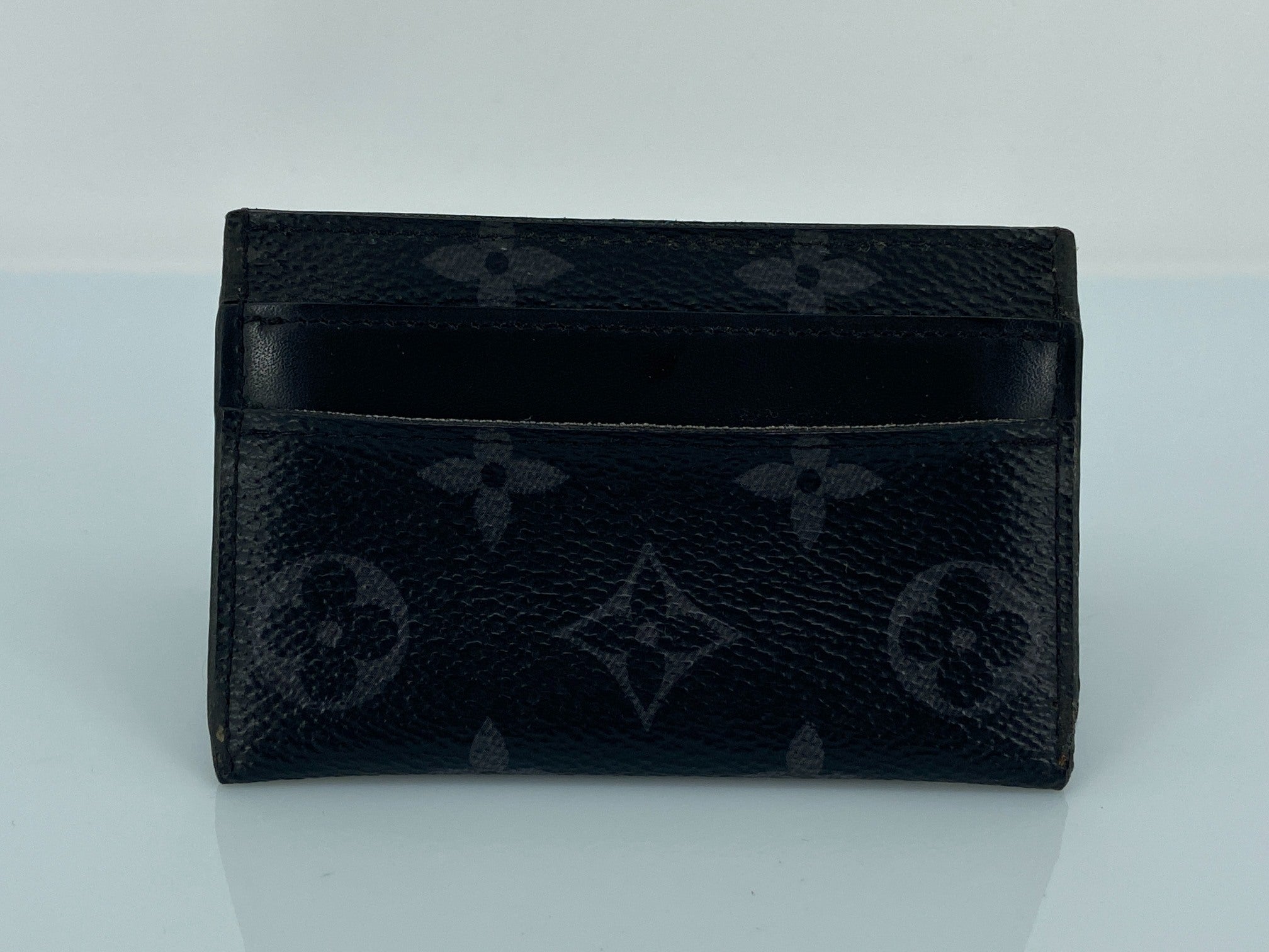 Louis Vuitton Porte-cartes double Cardholder Monogram Eclipse Canvas incl. Box