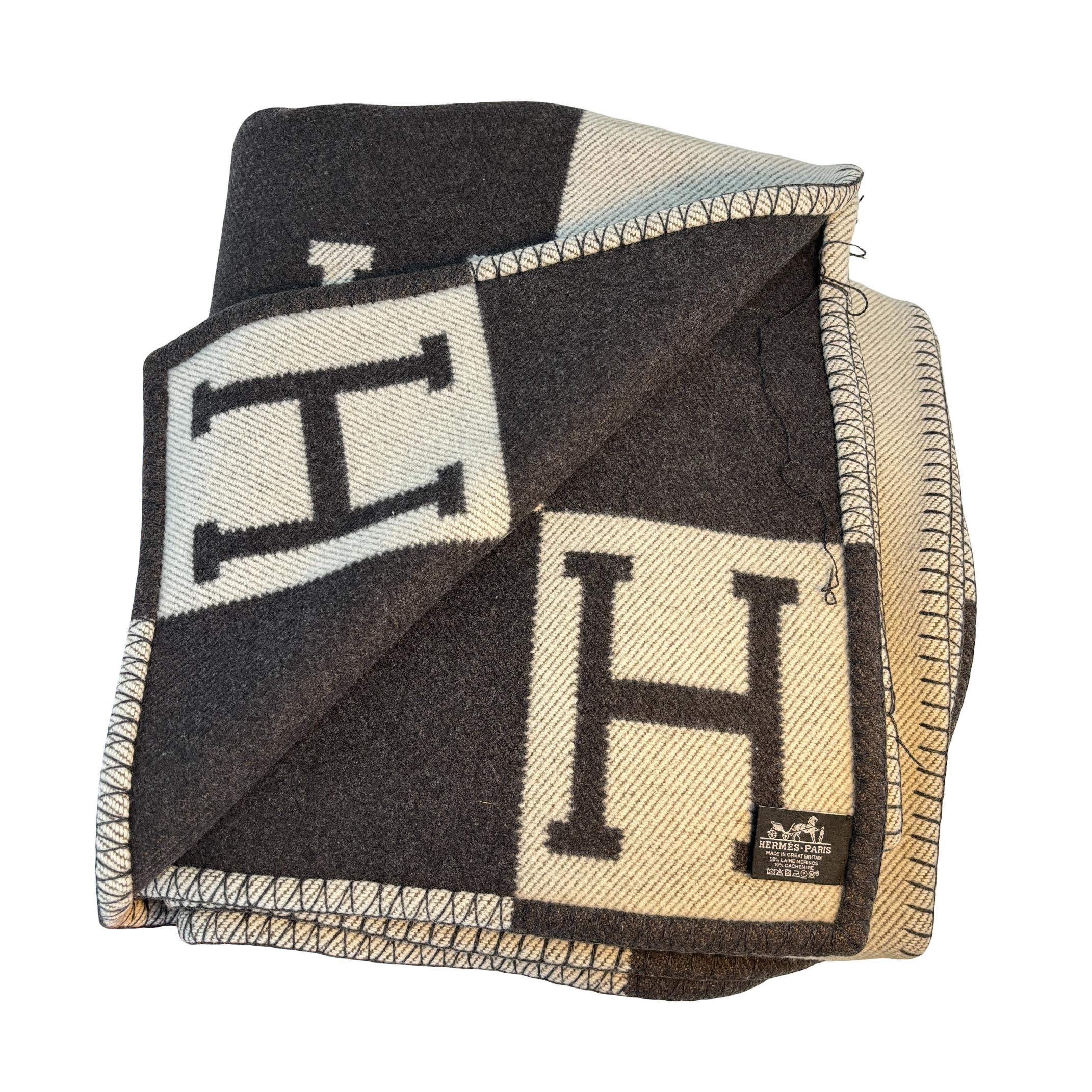 Hermès Avalon Blanket Black