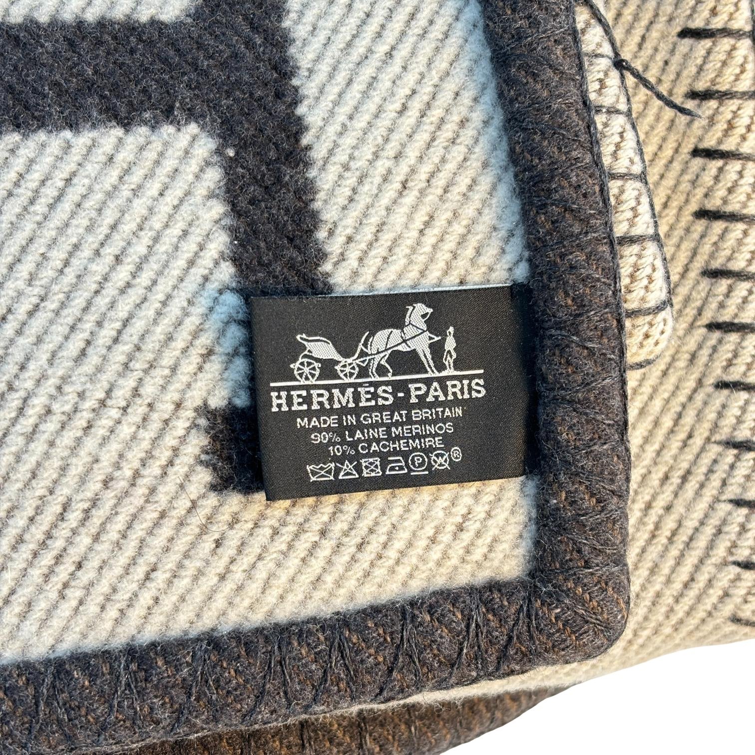 Hermès Avalon Blanket Black