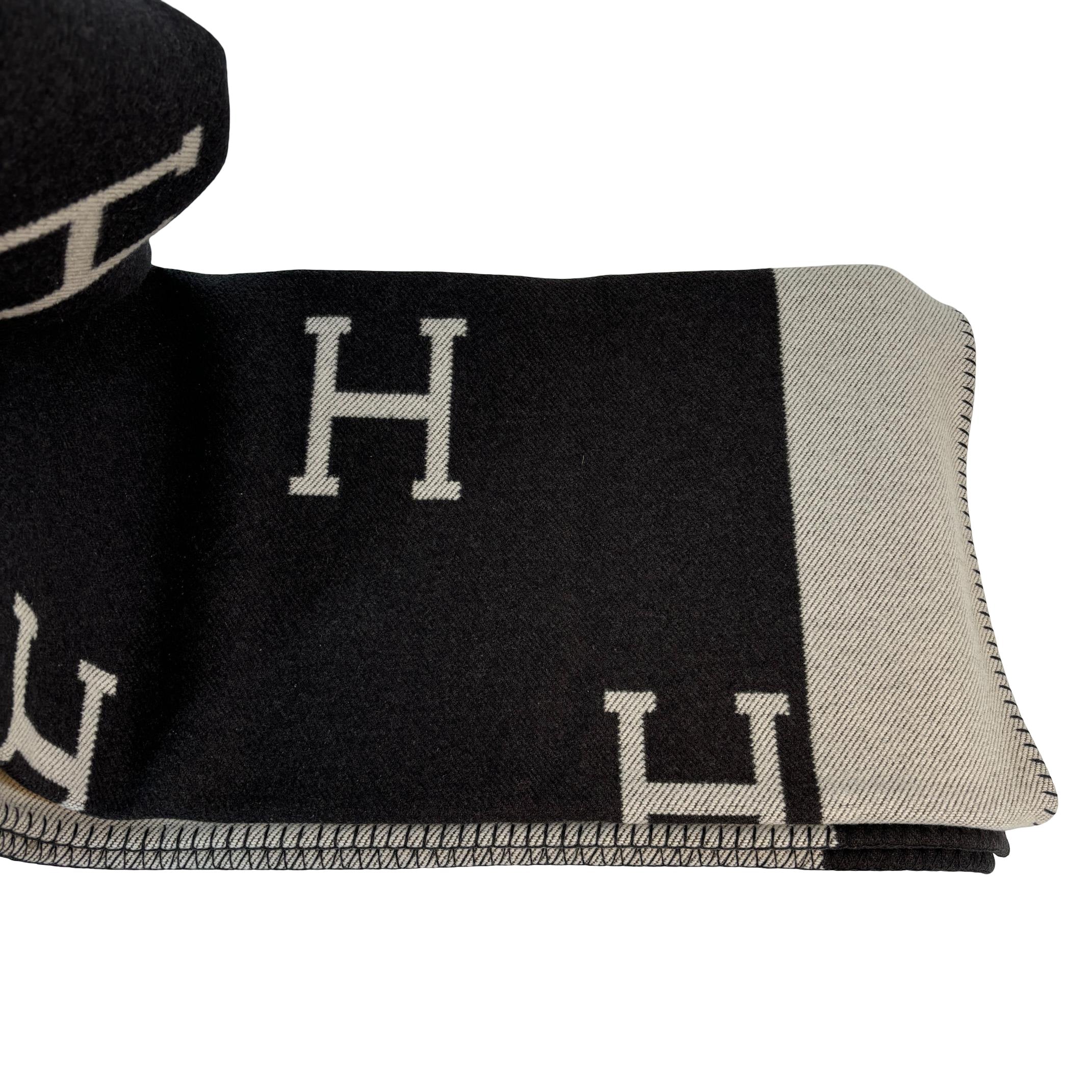 Hermès Avalon Blanket Black