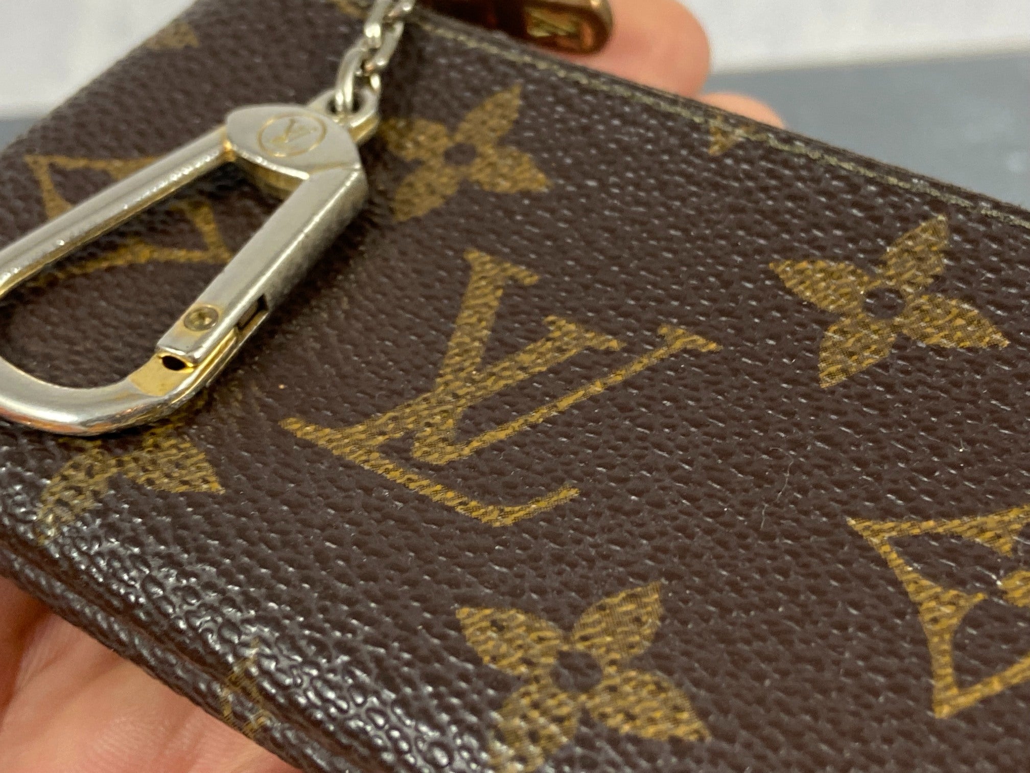 Louis Vuitton Pochette Cles Key Pouch Monogram Canvas