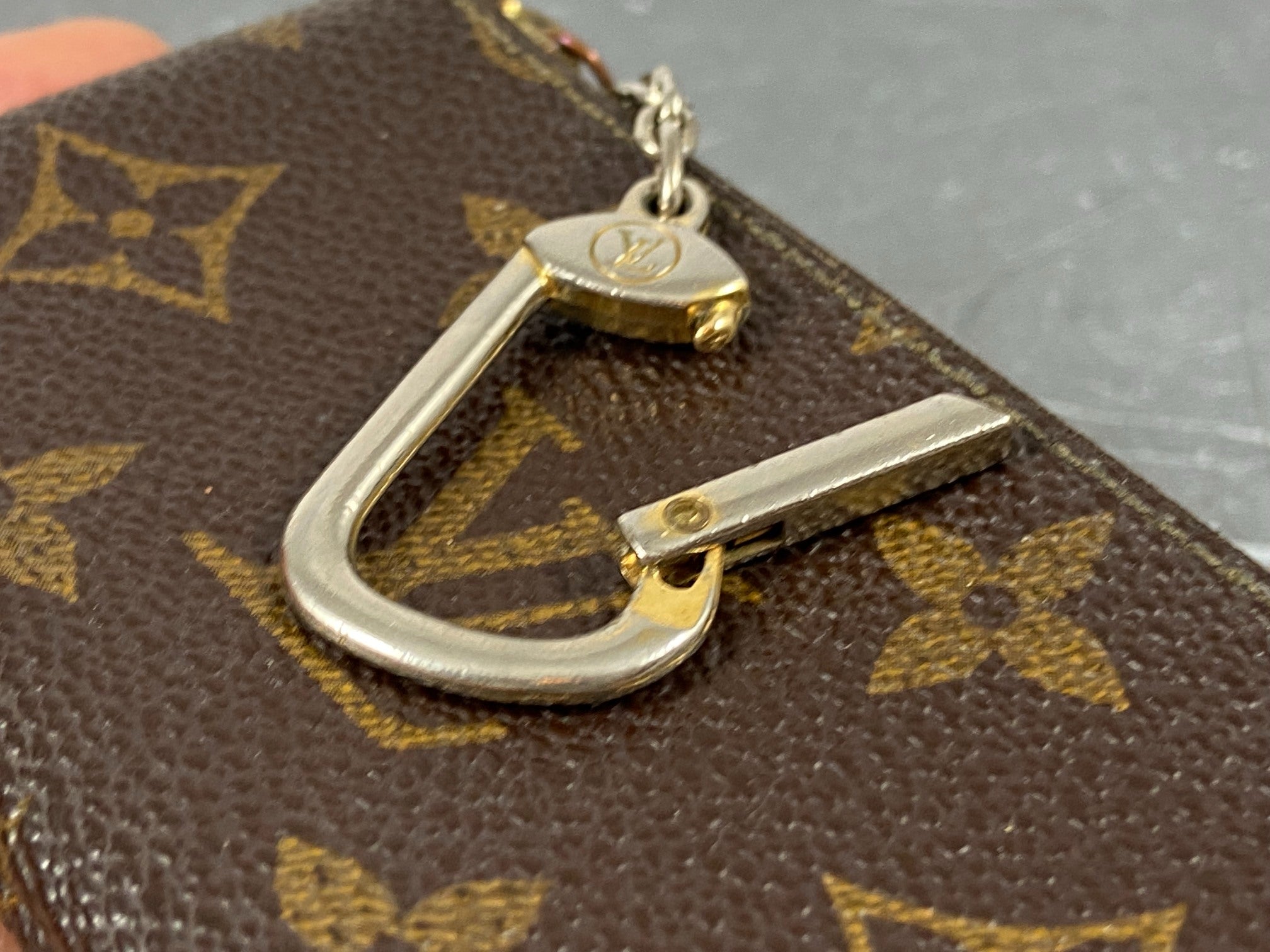 Louis Vuitton Pochette Cles Key Pouch Monogram Canvas