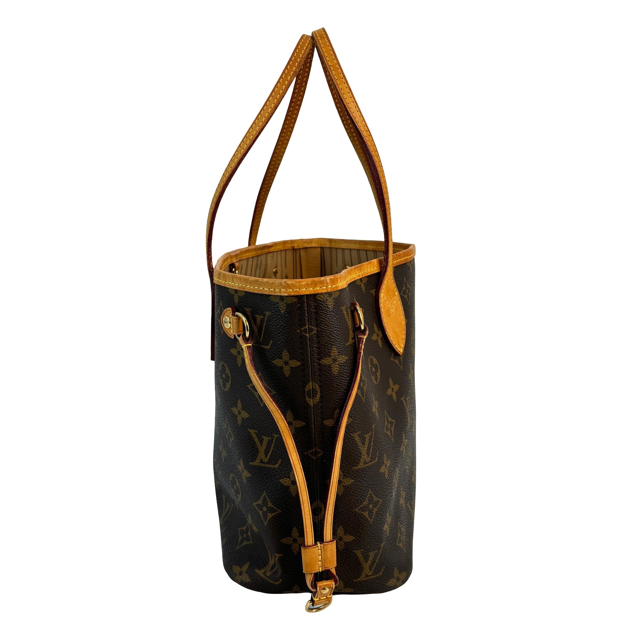 Louis Vuitton Neverfull PM Braun Monogram Canvas