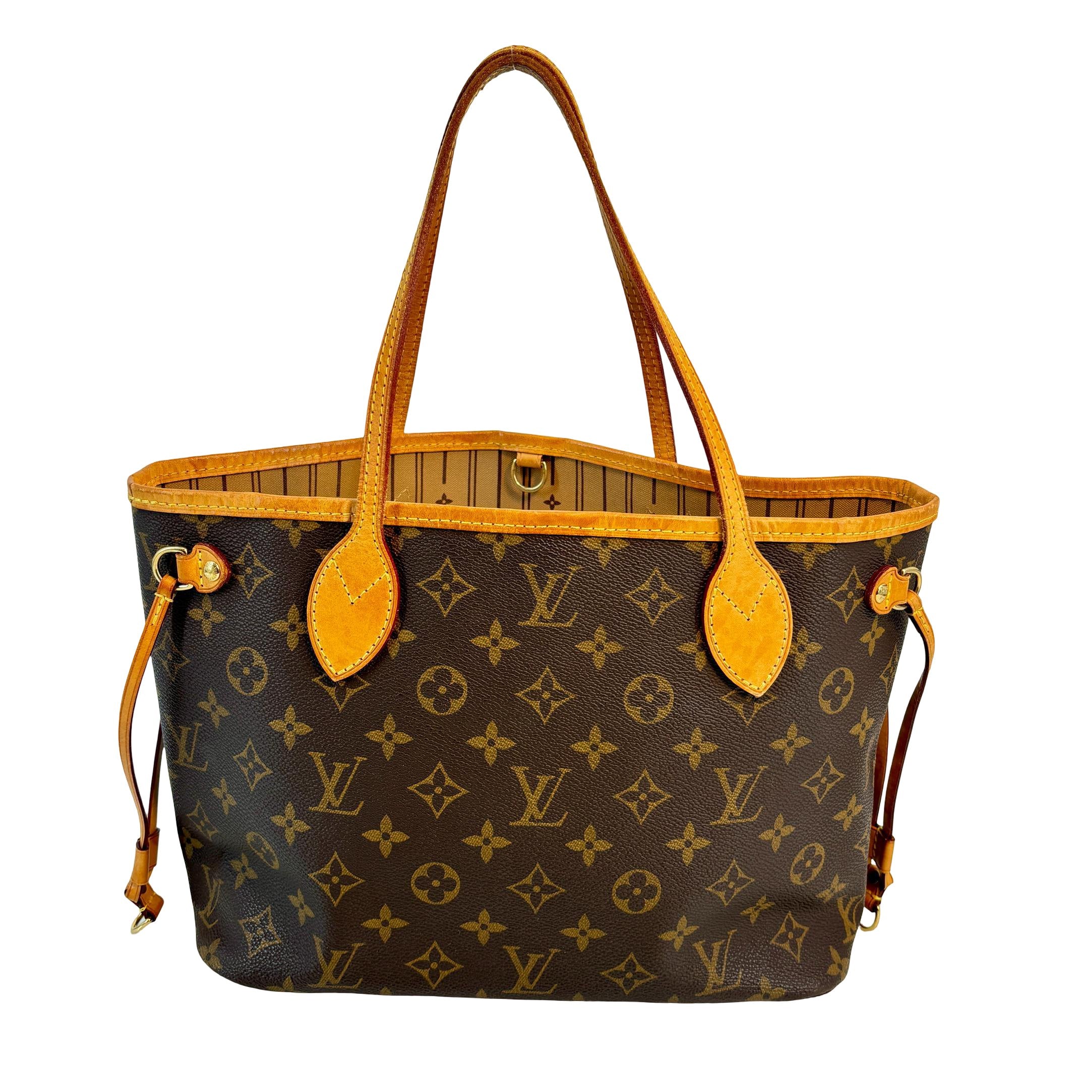 Louis Vuitton Neverfull PM Braun Monogram Canvas