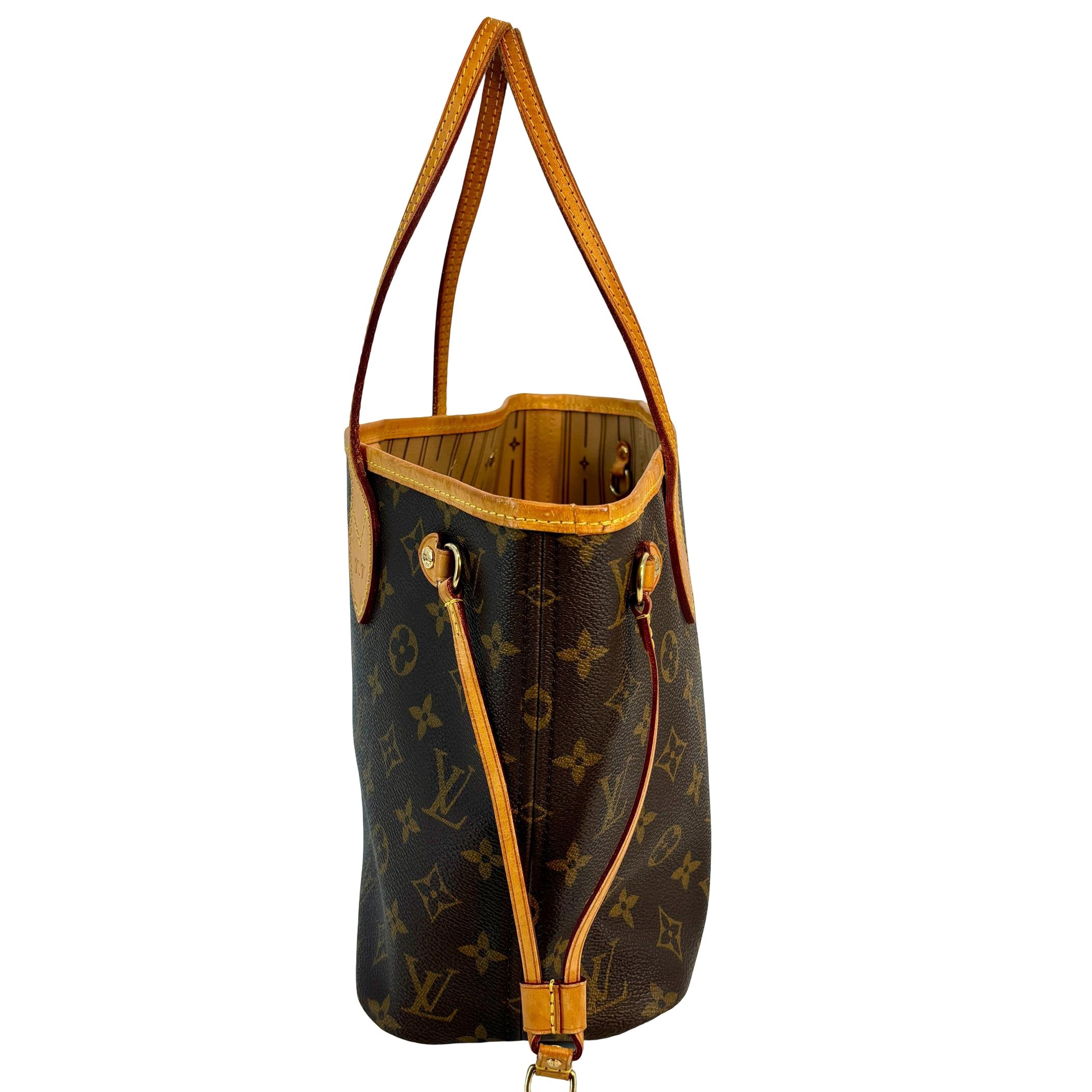 Louis Vuitton Neverfull PM Braun Monogram Canvas
